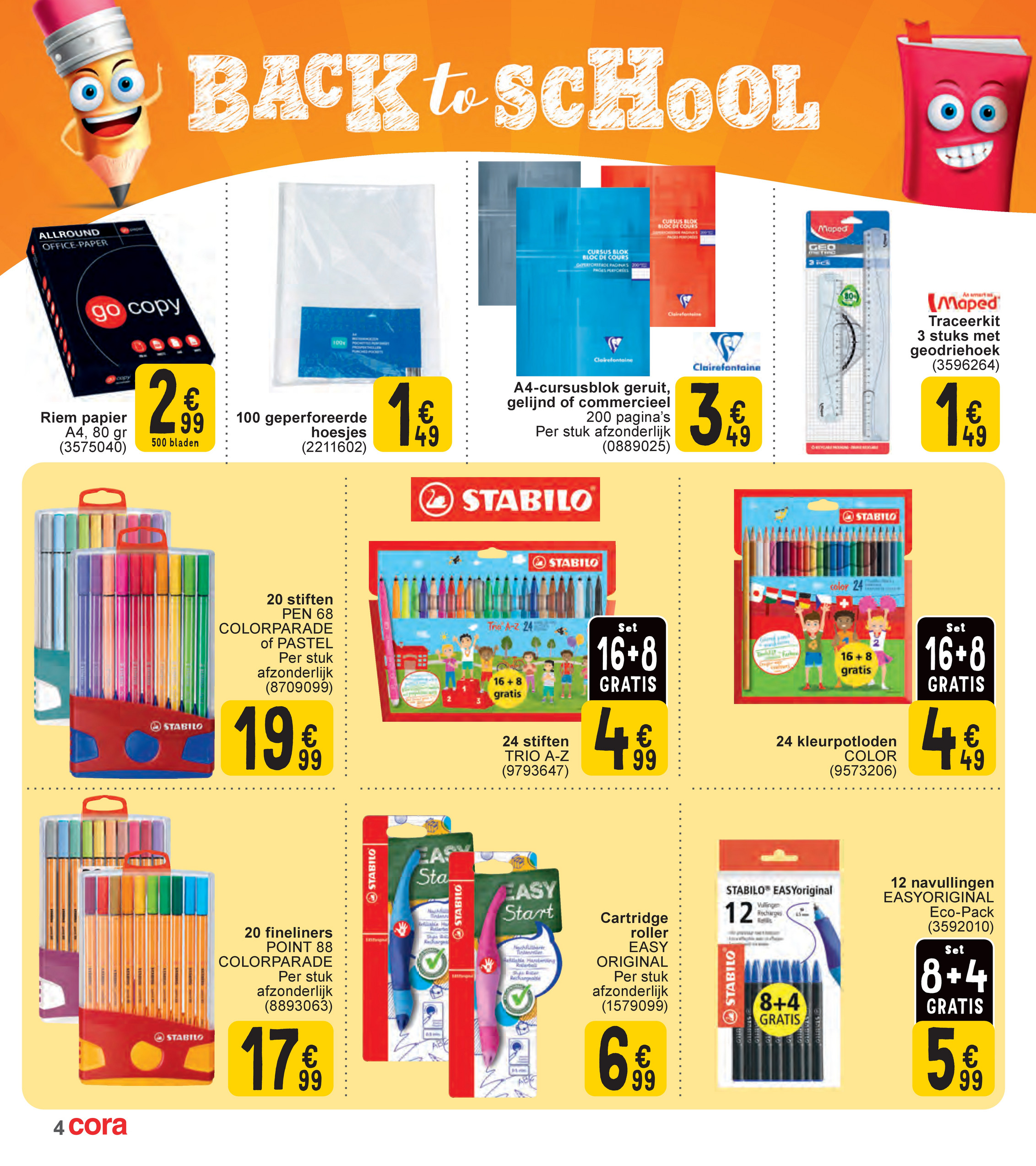 cora - Cora - Back to school folder geldig vanaf 29/07 - 30/08 - page: 4