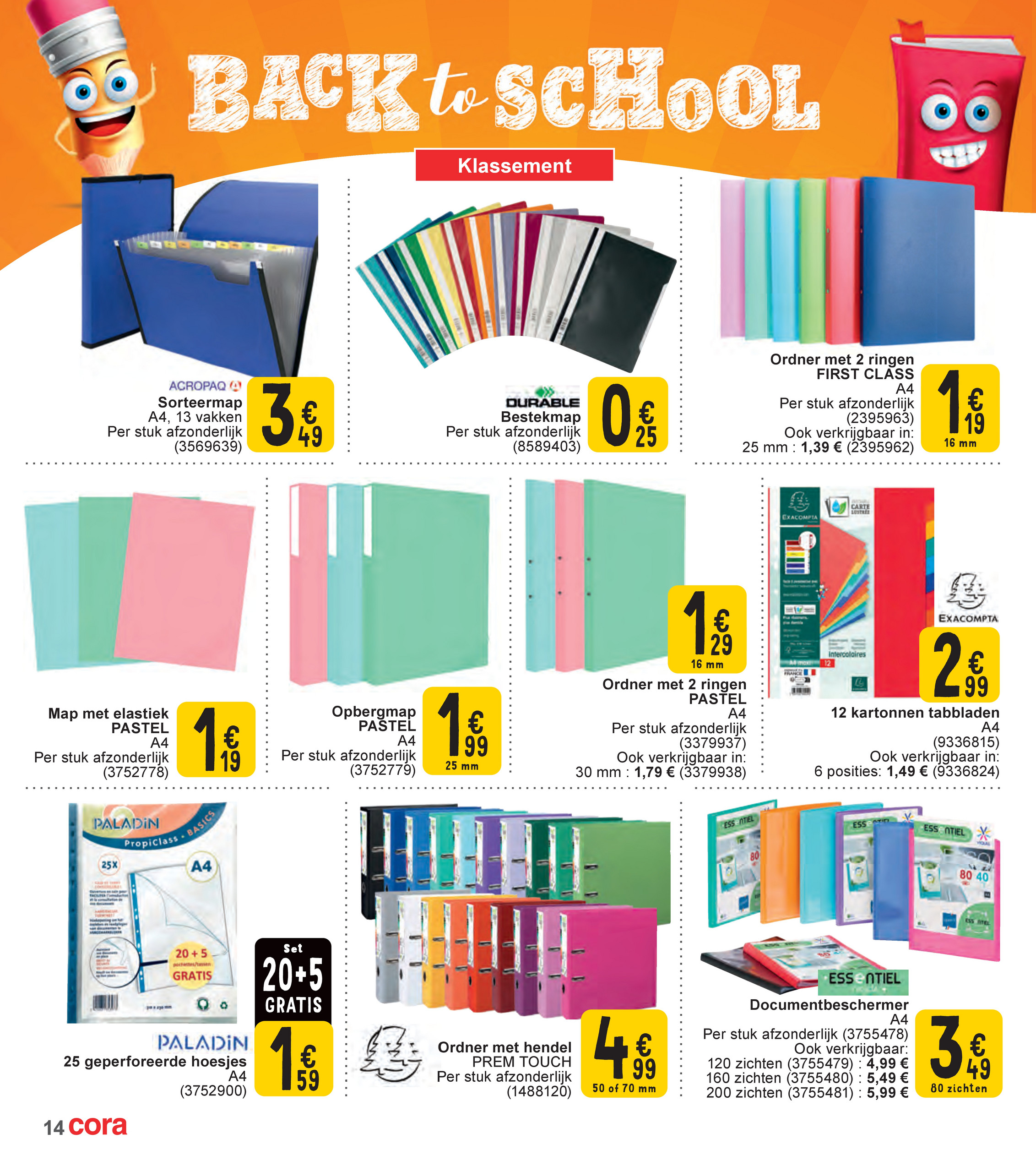 cora - Cora - Back to school folder geldig vanaf 29/07 - 30/08 - page: 14