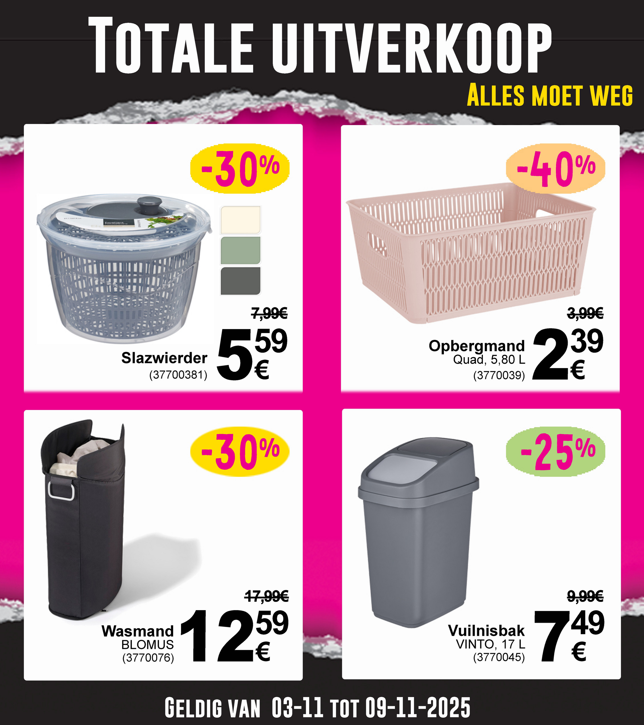 cora - De Cora - Totale uitverkoop folder geldig vanaf 03/11 t/m 09/11 - page: 3