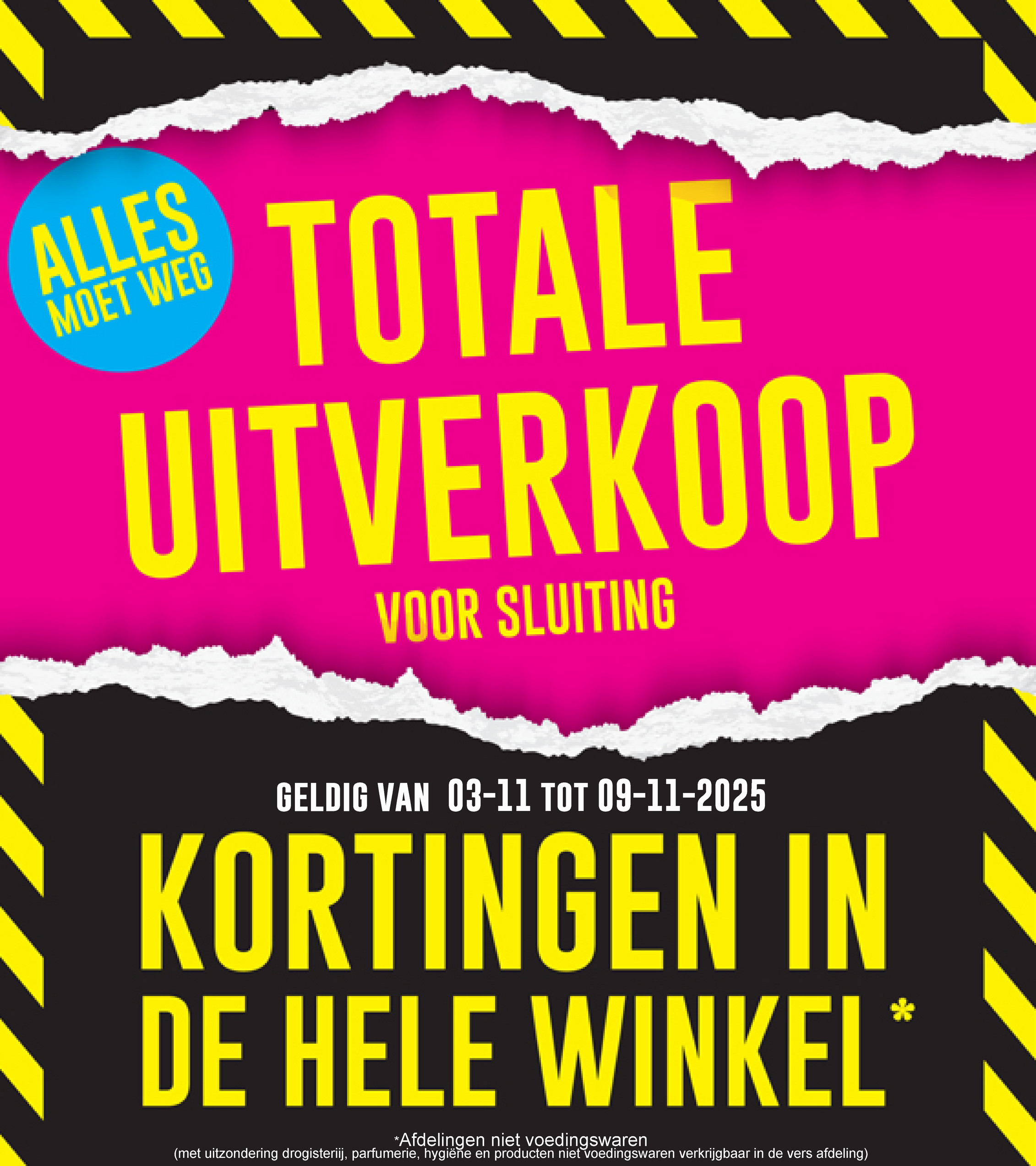 cora - De Cora - Totale uitverkoop folder geldig vanaf 03/11 t/m 09/11