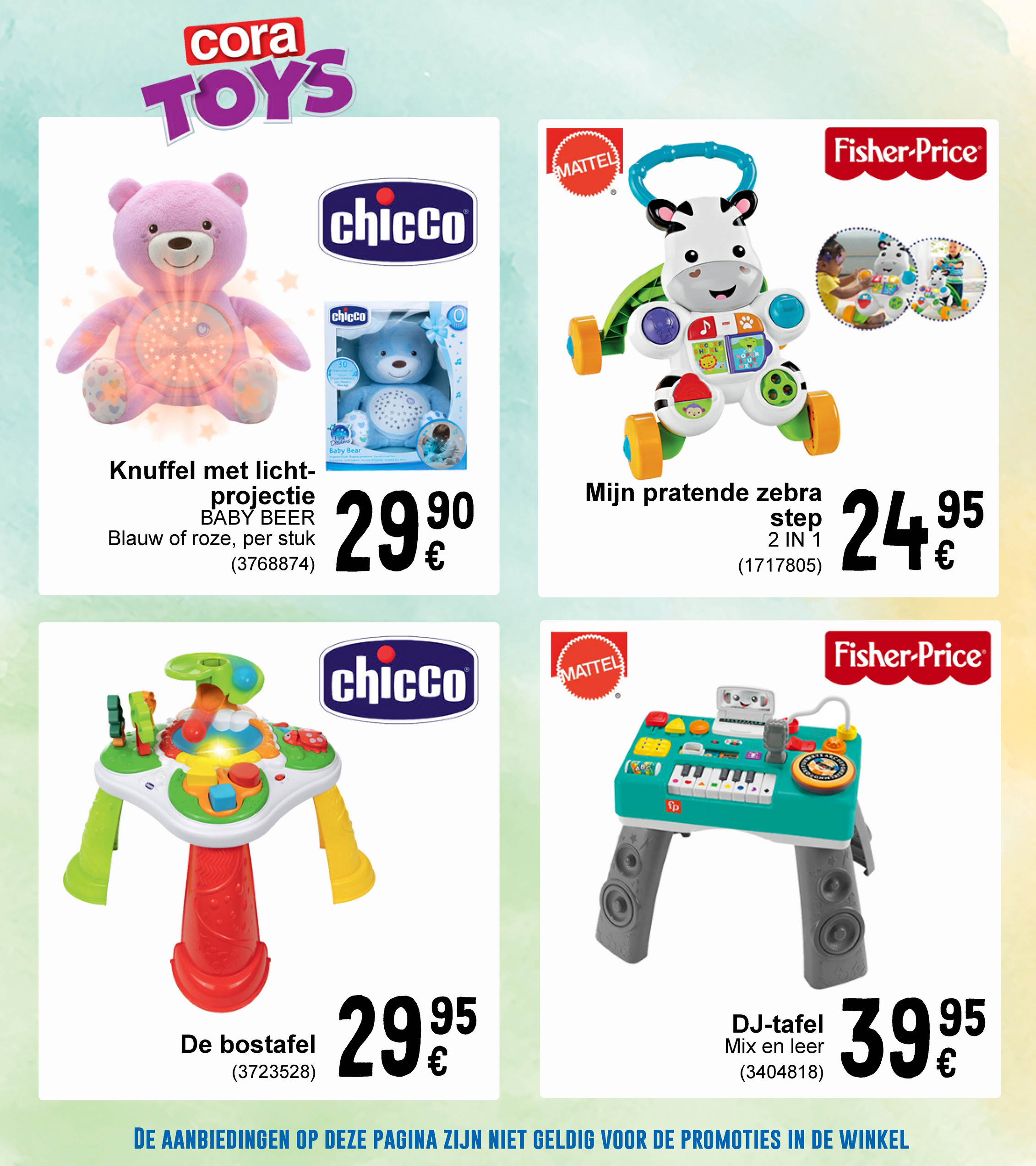 cora - De Cora - Actie speelgoed folder geldig vanaf 03/11 t/m 06/12 - page: 4