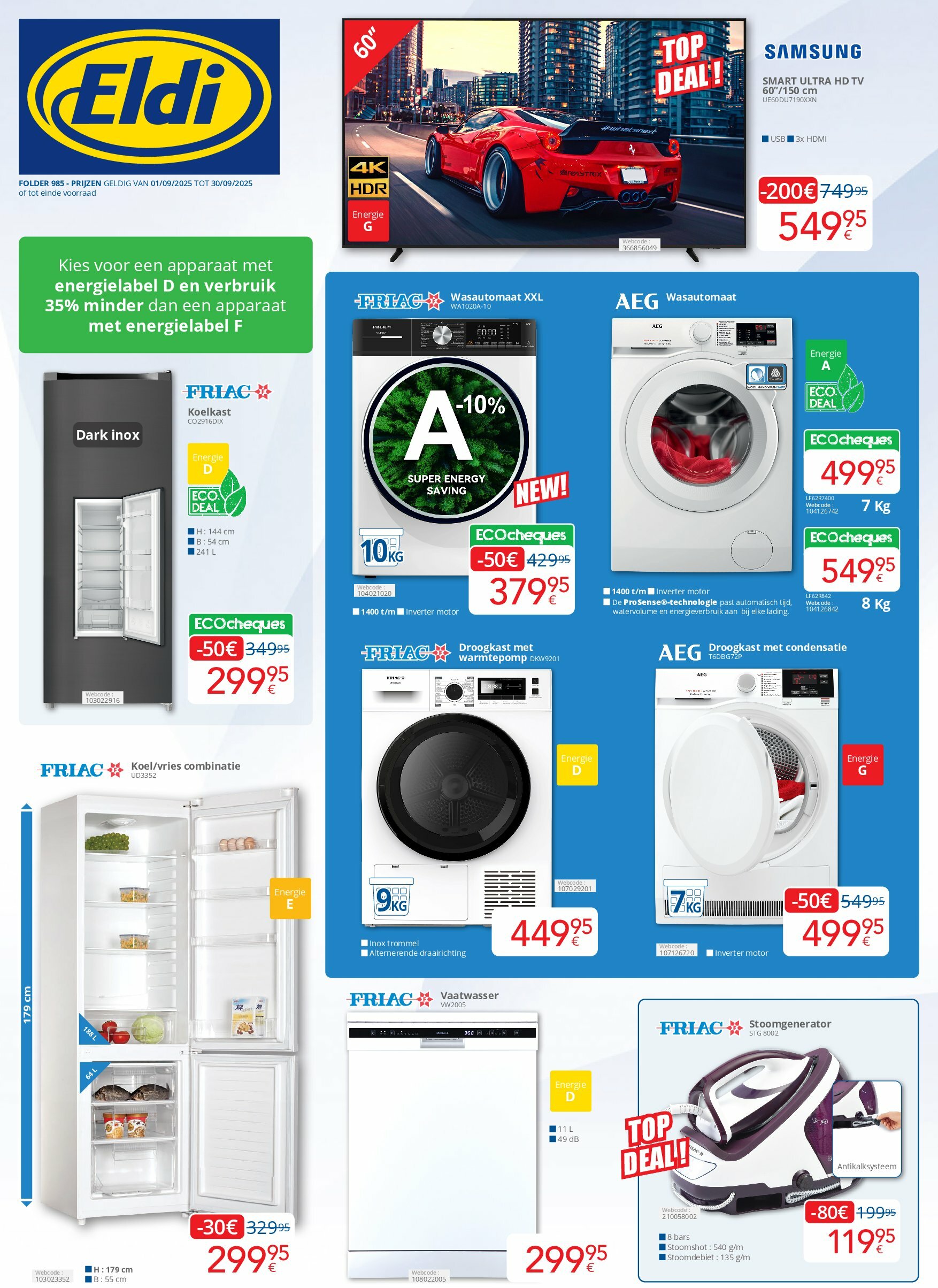 eldi - Eldi folder geldig vanaf 01/09 - 30/09