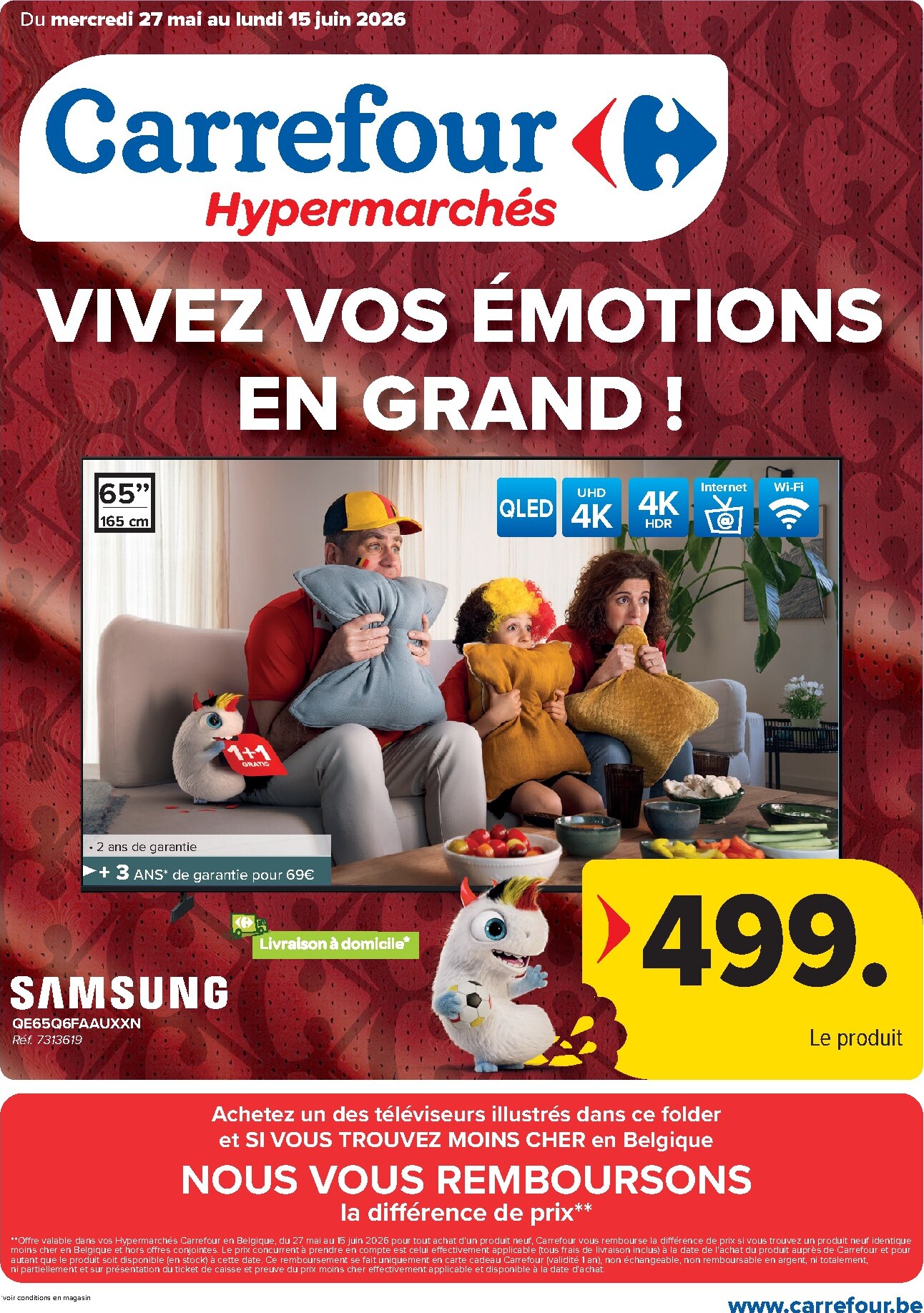 carrefour - Carrefour Hypermarchés - Vivez vos Emotions en Grand folder voor volgende week van woensdag 27/05/2026 tot maandag 15/06/2026