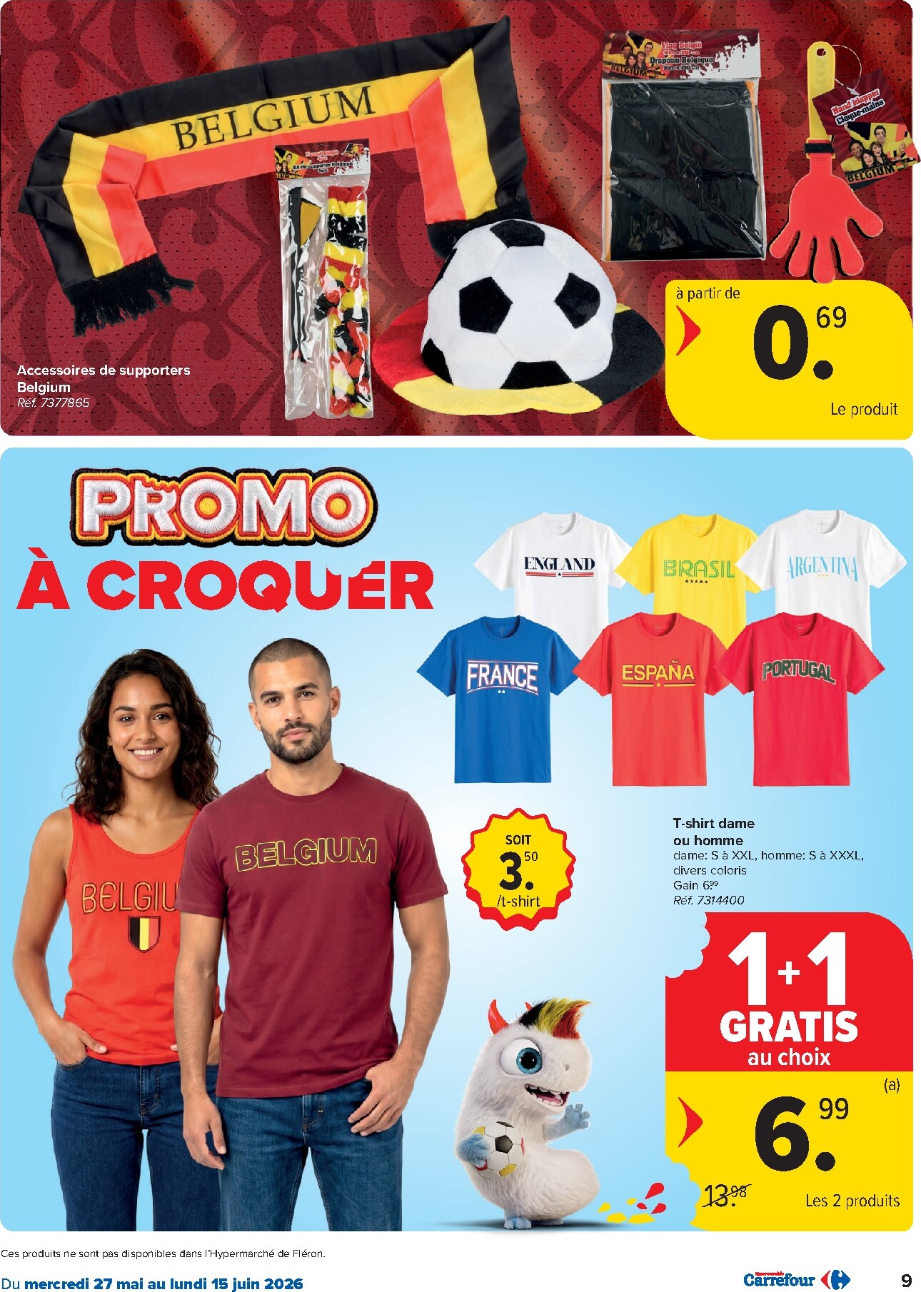 carrefour - Carrefour Hypermarchés - Vivez vos Emotions en Grand folder voor volgende week van woensdag 27/05/2026 tot maandag 15/06/2026 - page: 9