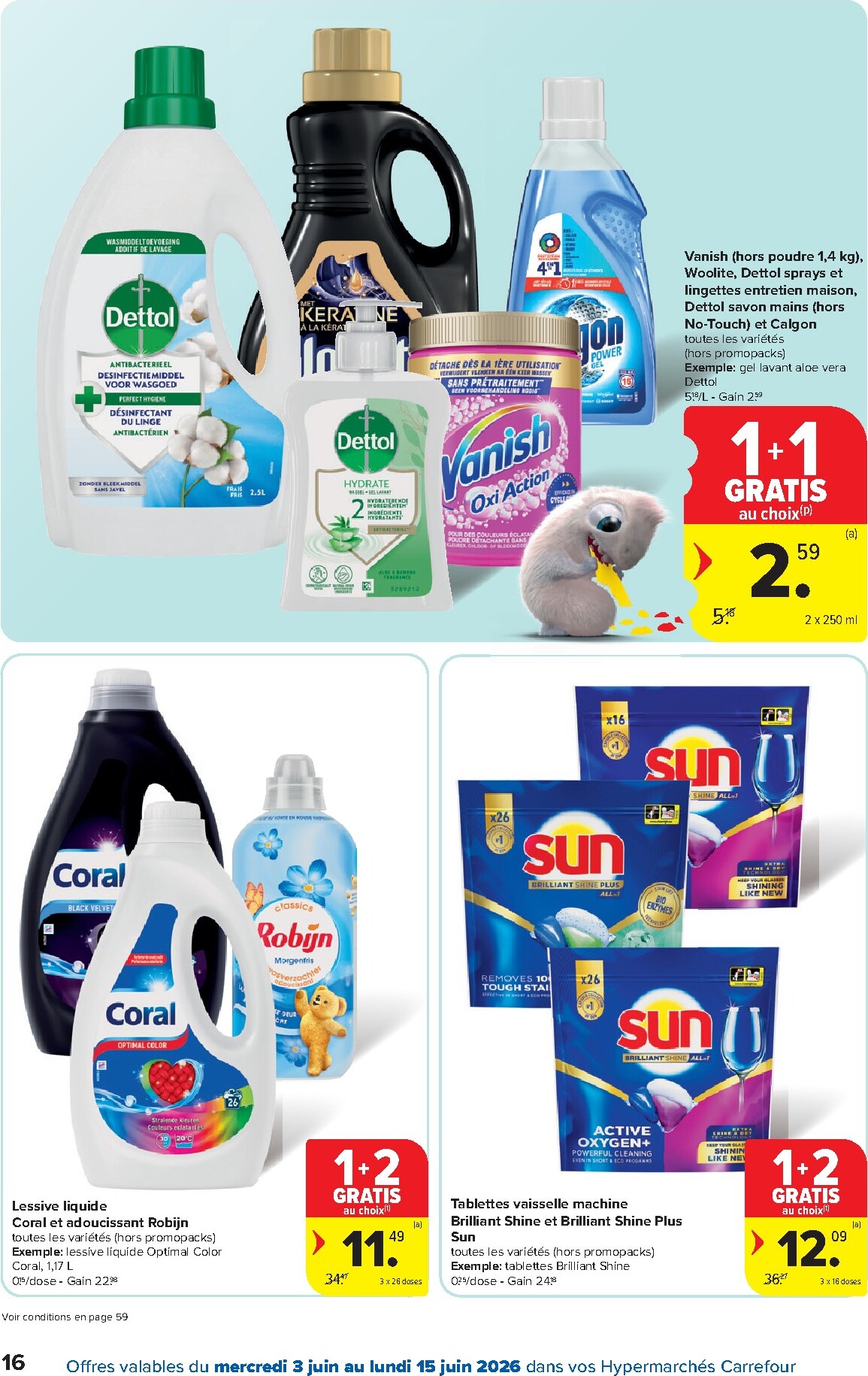 carrefour - Carrefour Hypermarchés folder voor volgende week van woensdag 03/06/2026 tot maandag 15/06/2026 - page: 16