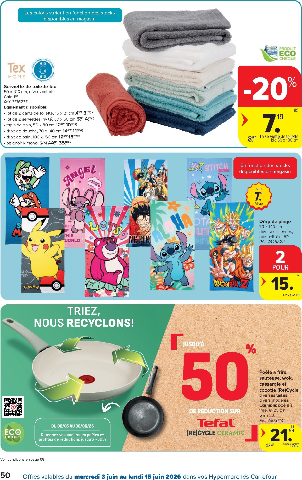 carrefour - Carrefour Hypermarchés folder voor volgende week van woensdag 03/06/2026 tot maandag 15/06/2026 - page: 50