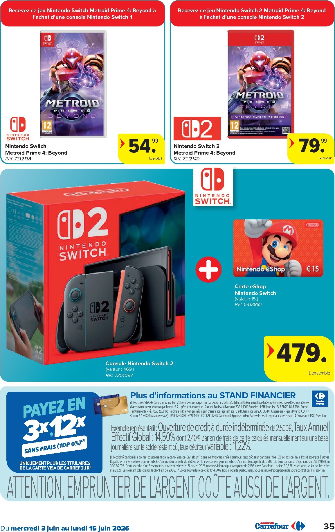 carrefour - Carrefour Hypermarchés folder voor volgende week van woensdag 03/06/2026 tot maandag 15/06/2026 - page: 35