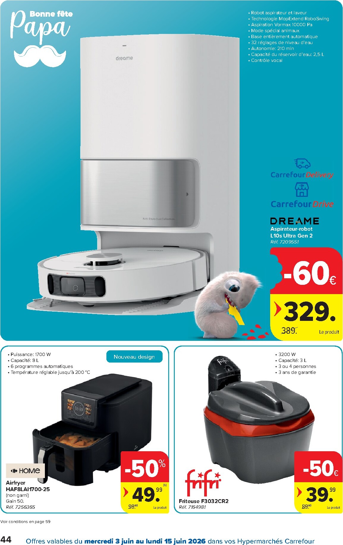 carrefour - Carrefour Hypermarchés folder voor volgende week van woensdag 03/06/2026 tot maandag 15/06/2026 - page: 44