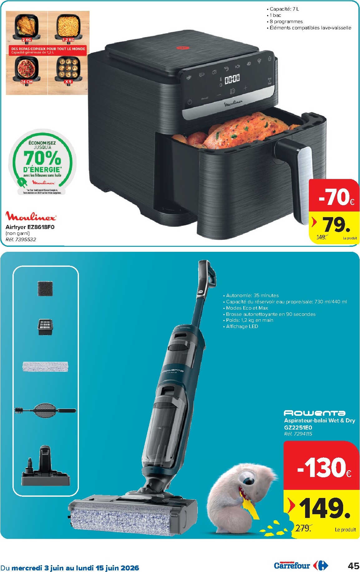 carrefour - Carrefour Hypermarchés folder voor volgende week van woensdag 03/06/2026 tot maandag 15/06/2026 - page: 45