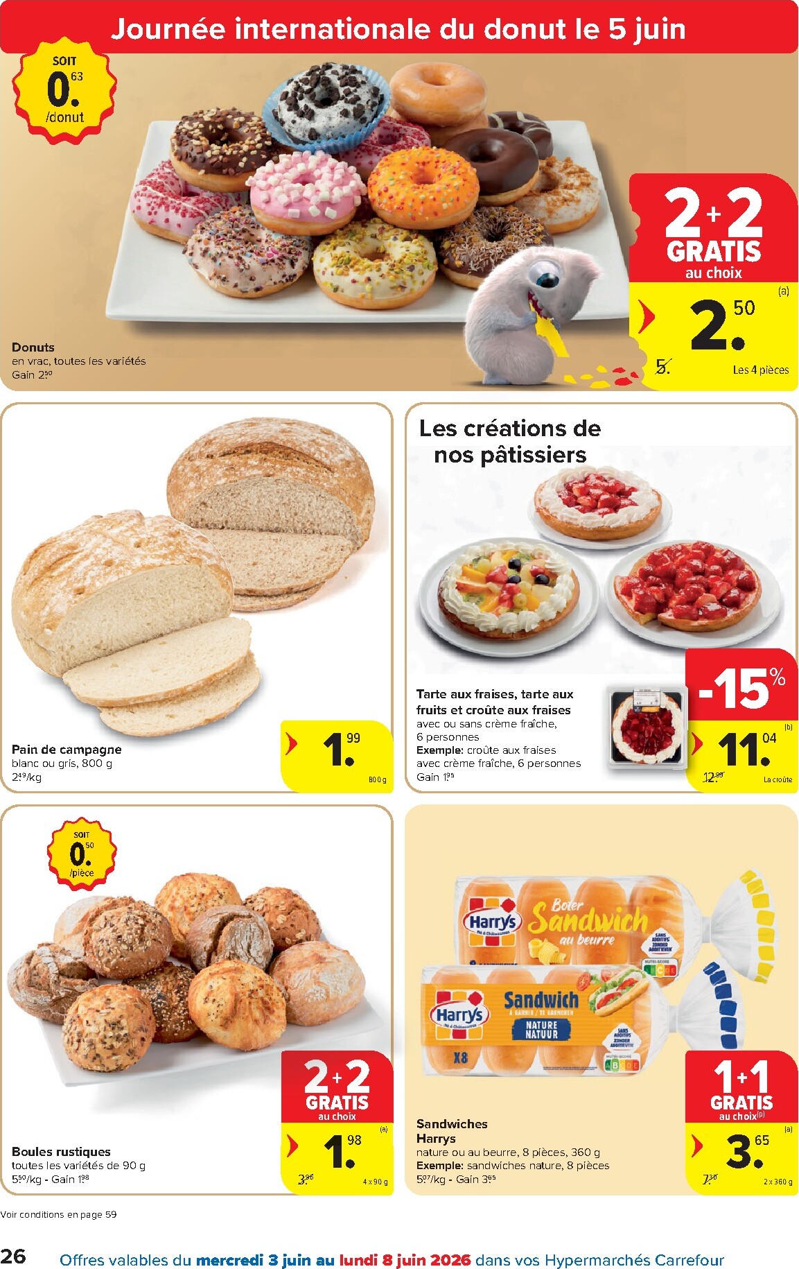 carrefour - Carrefour Hypermarchés folder voor volgende week van woensdag 03/06/2026 tot maandag 15/06/2026 - page: 26
