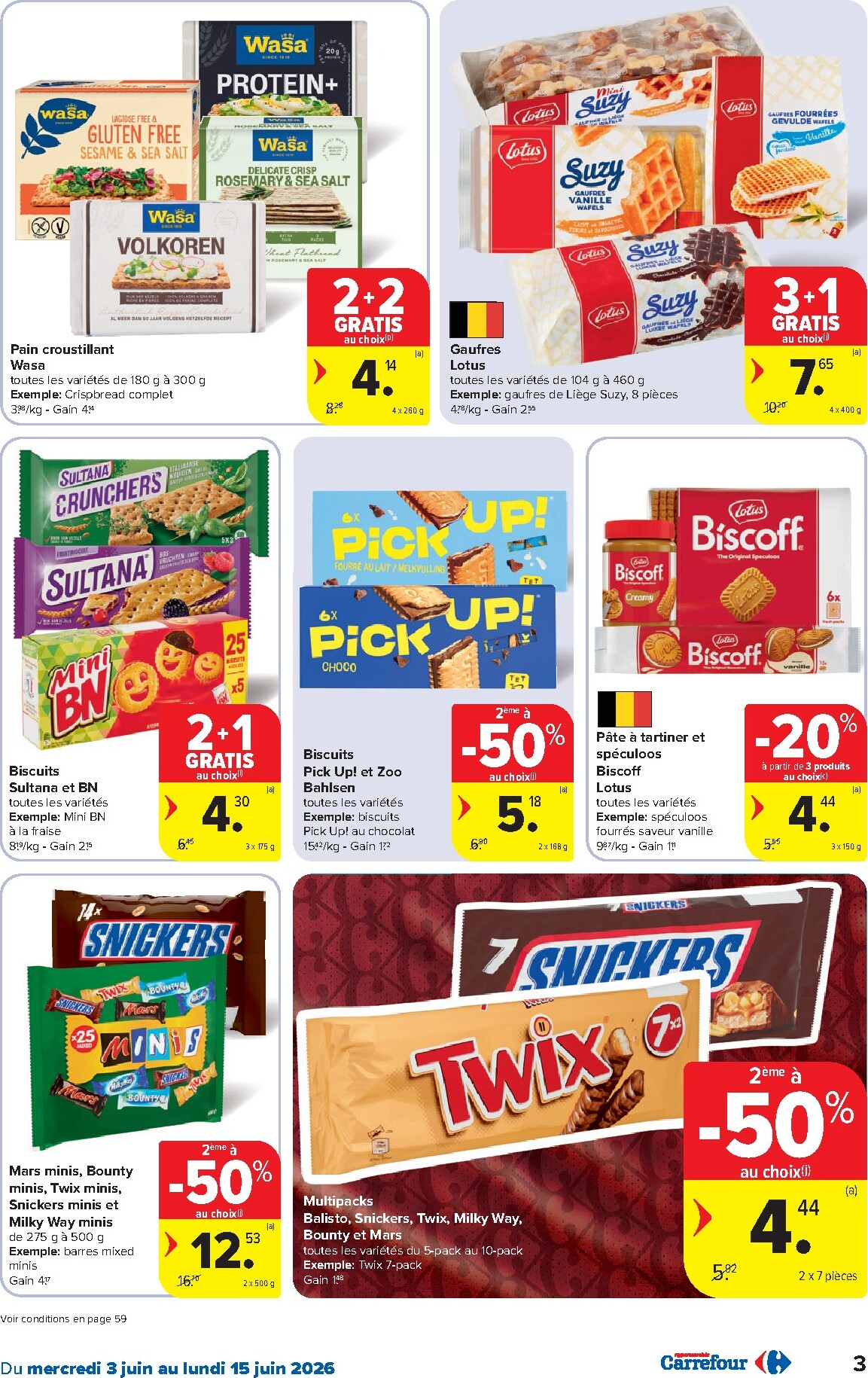 carrefour - Carrefour Hypermarchés folder voor volgende week van woensdag 03/06/2026 tot maandag 15/06/2026 - page: 3