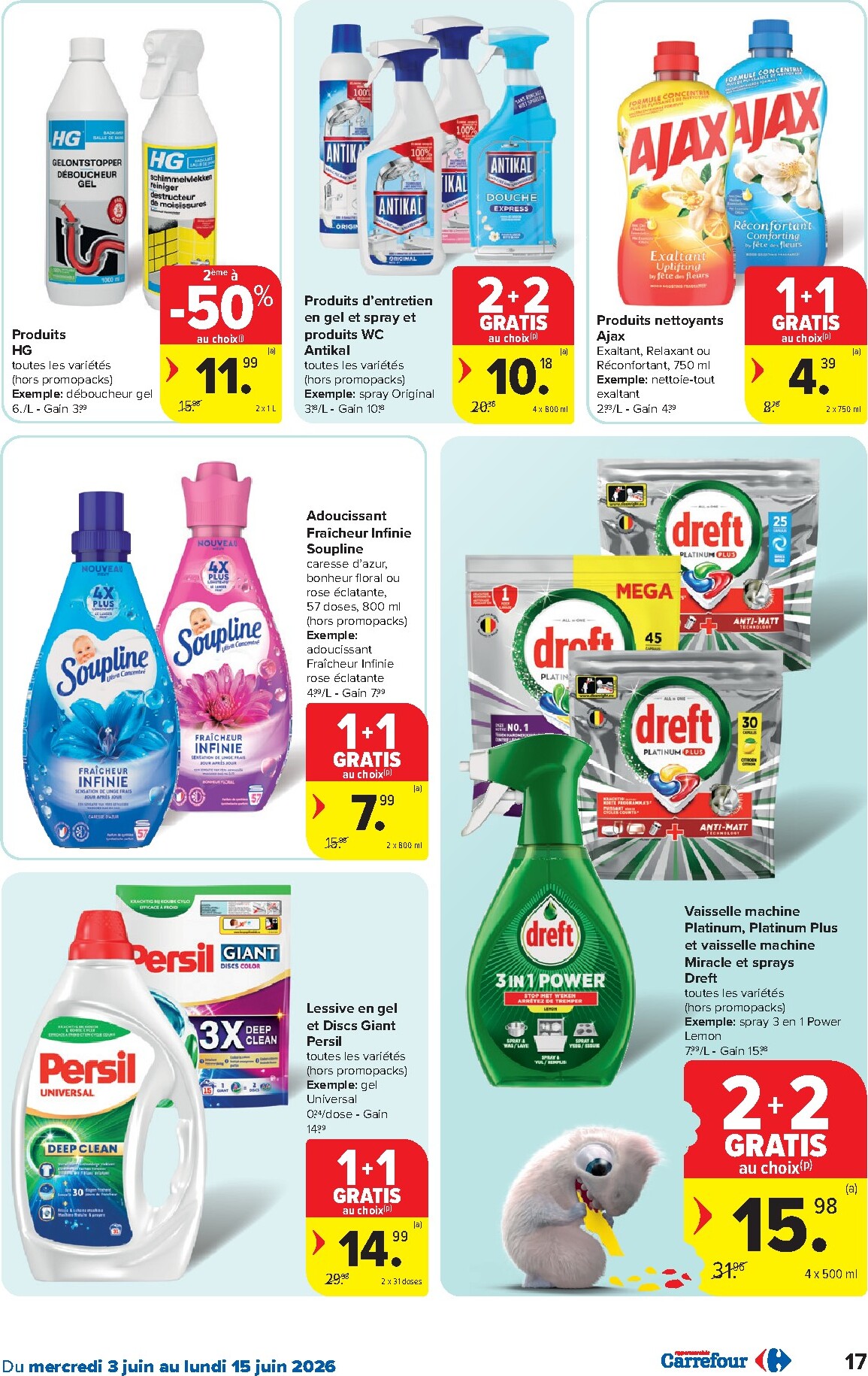 carrefour - Carrefour Hypermarchés folder voor volgende week van woensdag 03/06/2026 tot maandag 15/06/2026 - page: 17