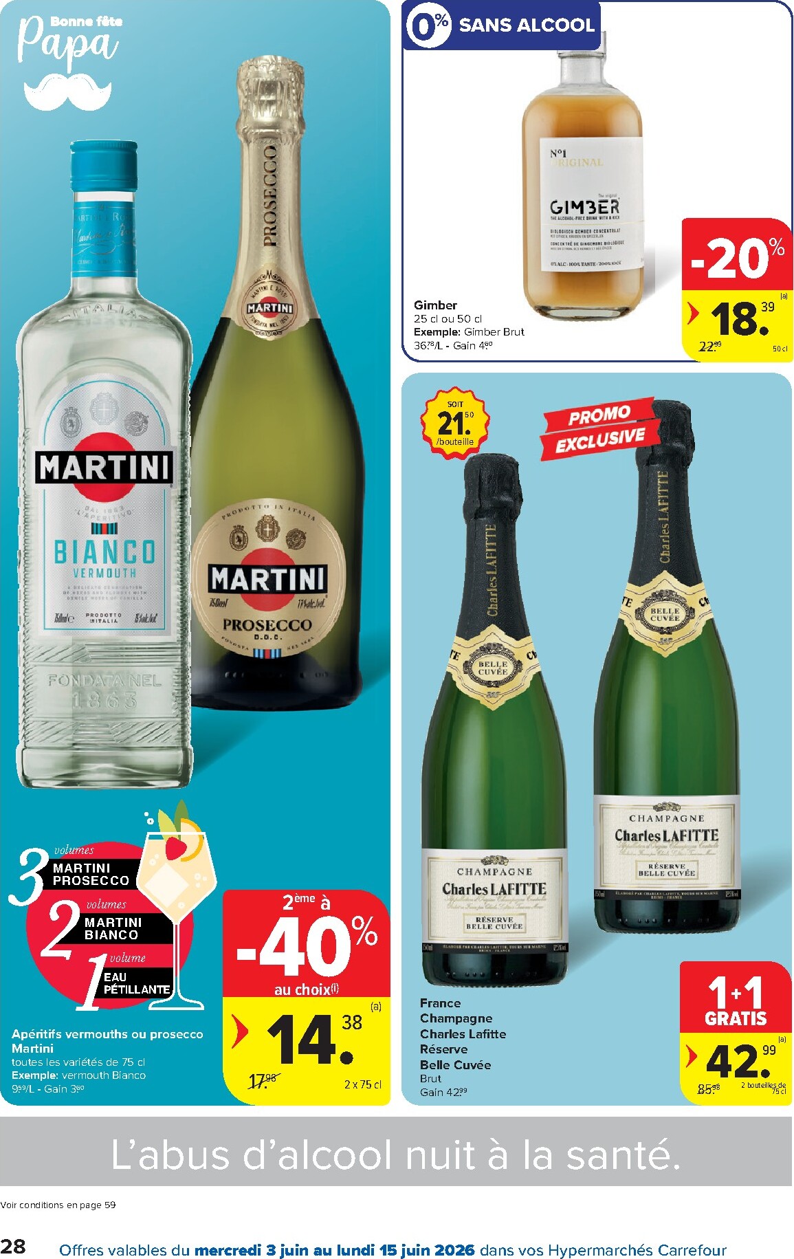 carrefour - Carrefour Hypermarchés folder voor volgende week van woensdag 03/06/2026 tot maandag 15/06/2026 - page: 28