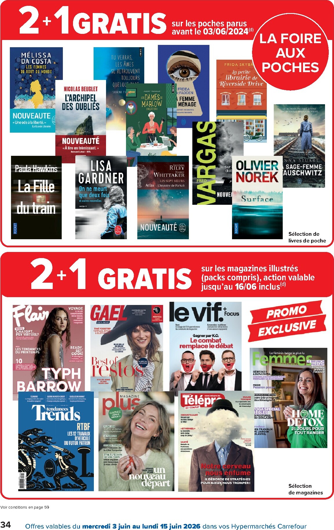 carrefour - Carrefour Hypermarchés folder voor volgende week van woensdag 03/06/2026 tot maandag 15/06/2026 - page: 34