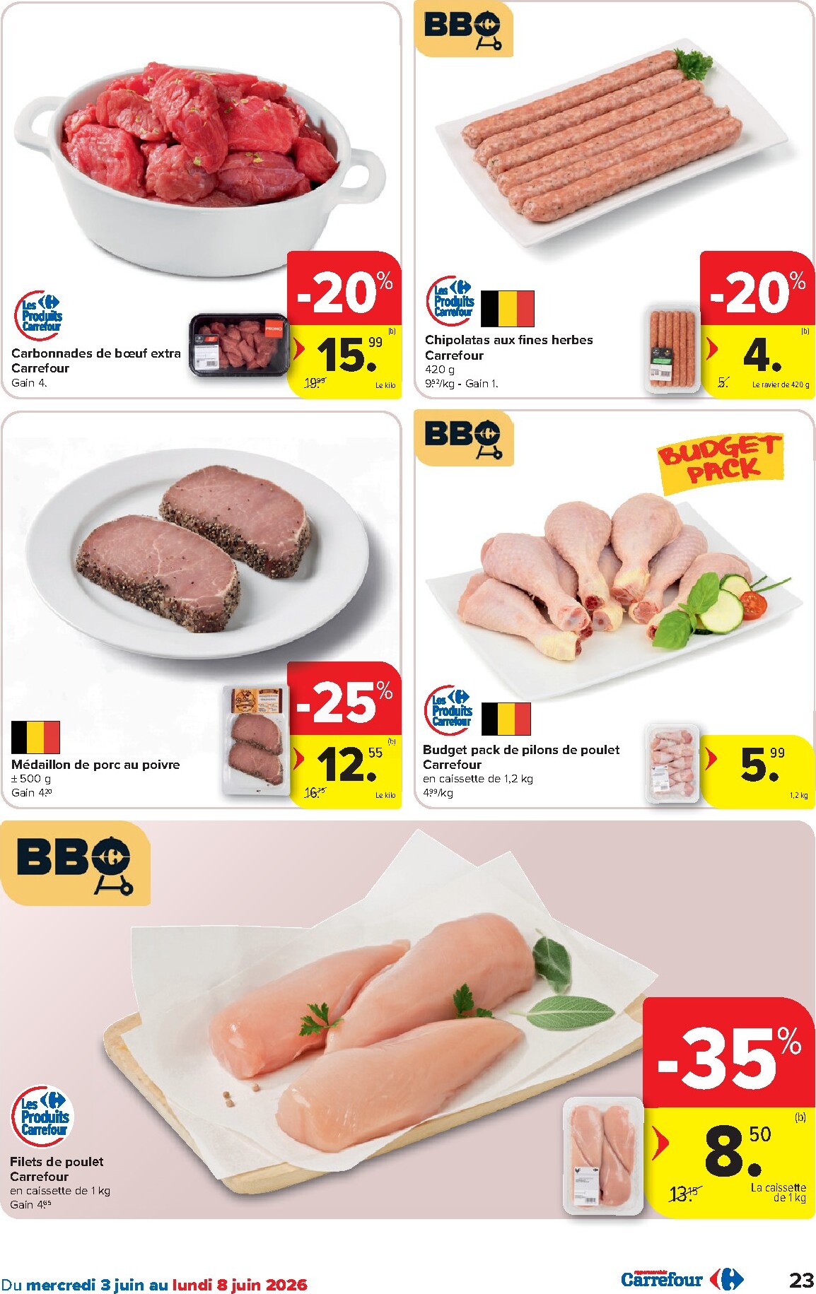carrefour - Carrefour Hypermarchés folder voor volgende week van woensdag 03/06/2026 tot maandag 15/06/2026 - page: 23
