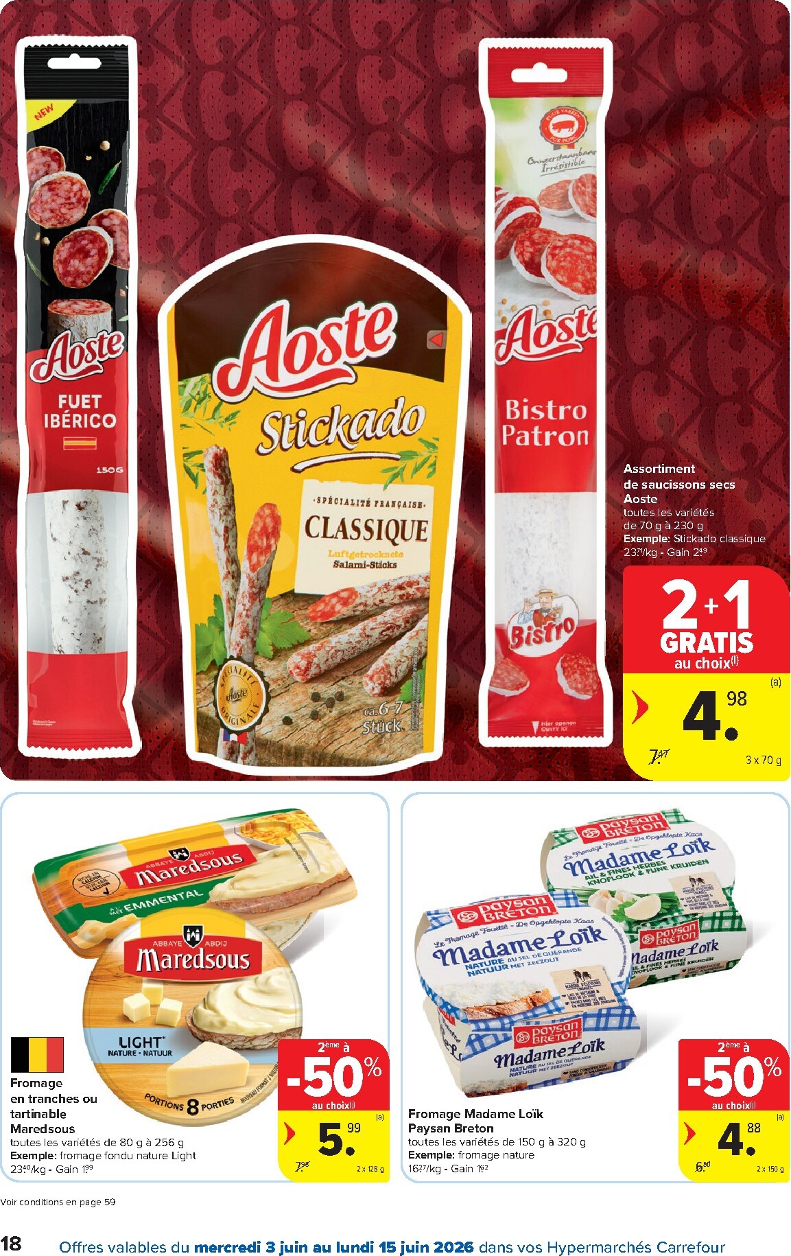 carrefour - Carrefour Hypermarchés folder voor volgende week van woensdag 03/06/2026 tot maandag 15/06/2026 - page: 18