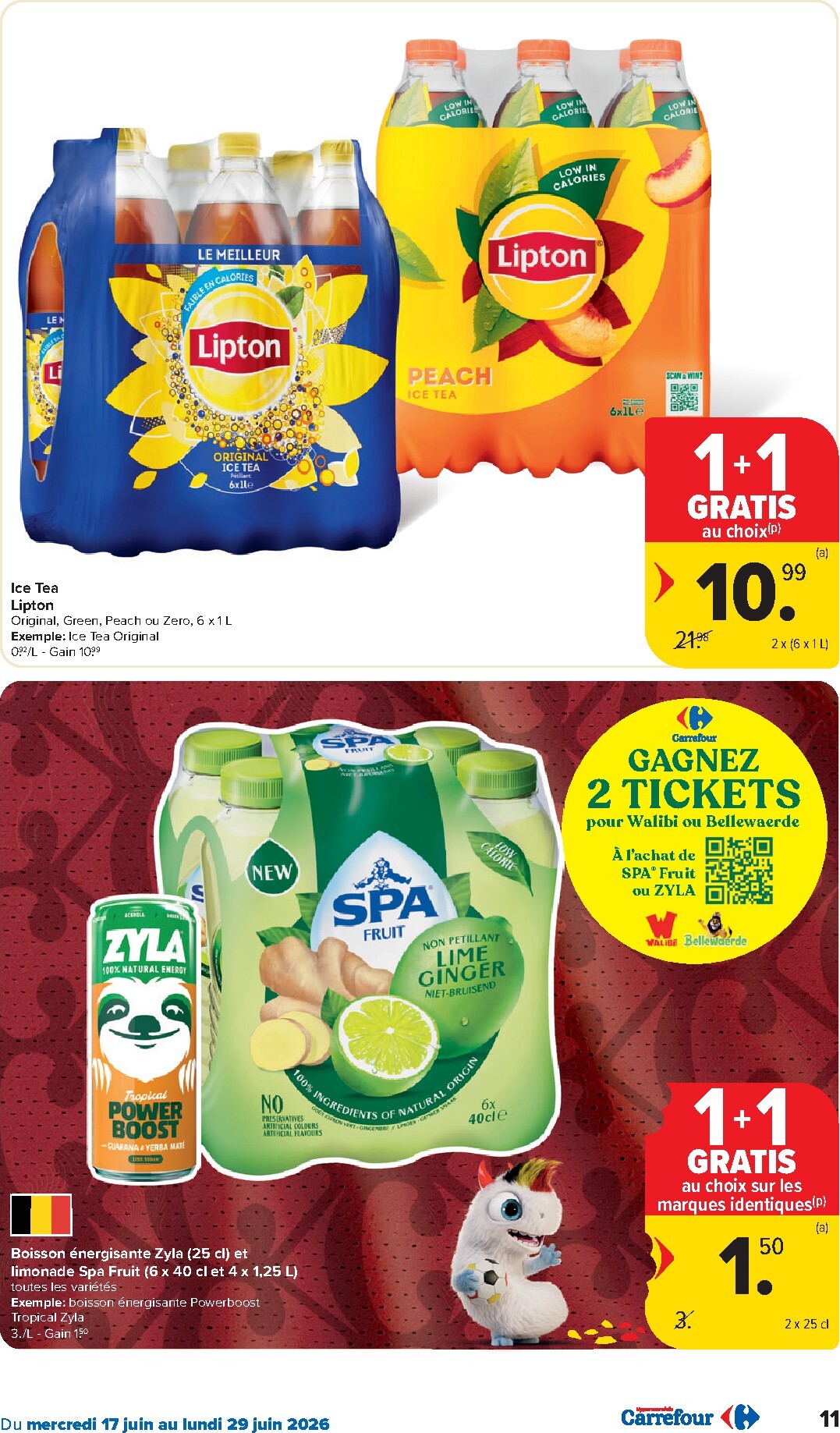 carrefour - Carrefour Hypermarchés folder voor volgende week van woensdag 17/06/2026 tot maandag 29/06/2026 - page: 11