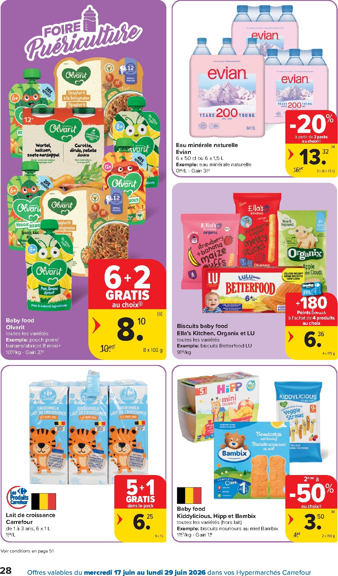 carrefour - Carrefour Hypermarchés folder voor volgende week van woensdag 17/06/2026 tot maandag 29/06/2026 - page: 28