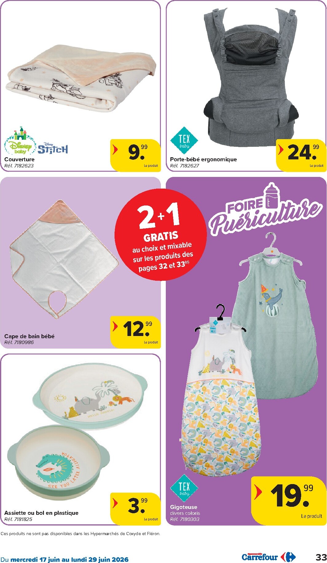 carrefour - Carrefour Hypermarchés folder voor volgende week van woensdag 17/06/2026 tot maandag 29/06/2026 - page: 33