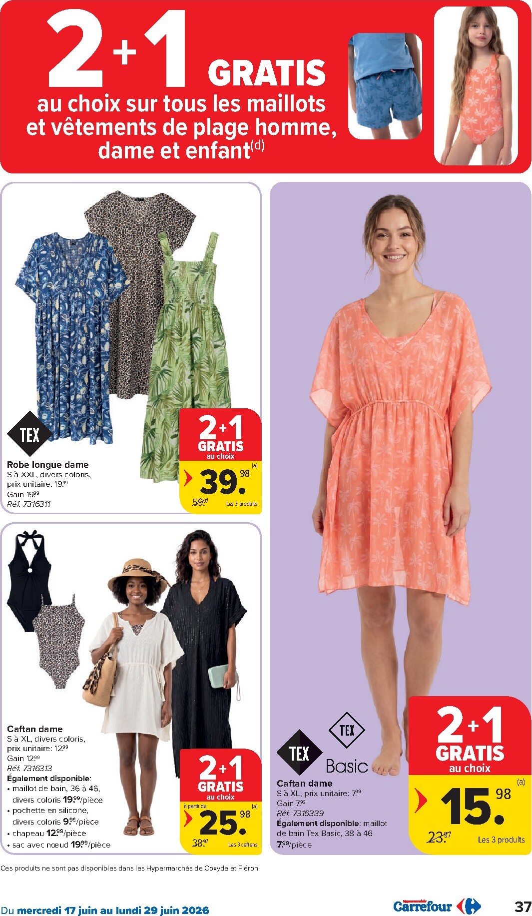 carrefour - Carrefour Hypermarchés folder voor volgende week van woensdag 17/06/2026 tot maandag 29/06/2026 - page: 37