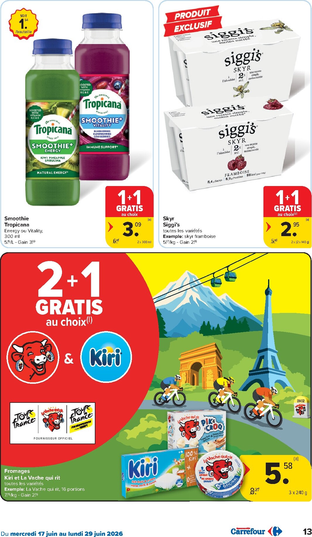 carrefour - Carrefour Hypermarchés folder voor volgende week van woensdag 17/06/2026 tot maandag 29/06/2026 - page: 13