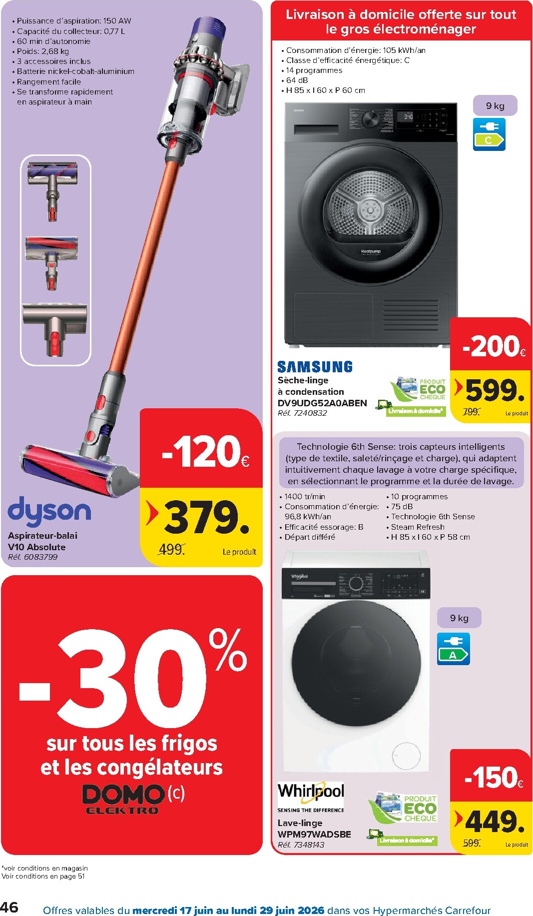carrefour - Carrefour Hypermarchés folder voor volgende week van woensdag 17/06/2026 tot maandag 29/06/2026 - page: 46