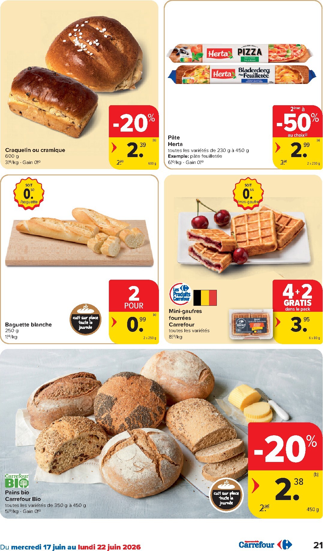 carrefour - Carrefour Hypermarchés folder voor volgende week van woensdag 17/06/2026 tot maandag 29/06/2026 - page: 21