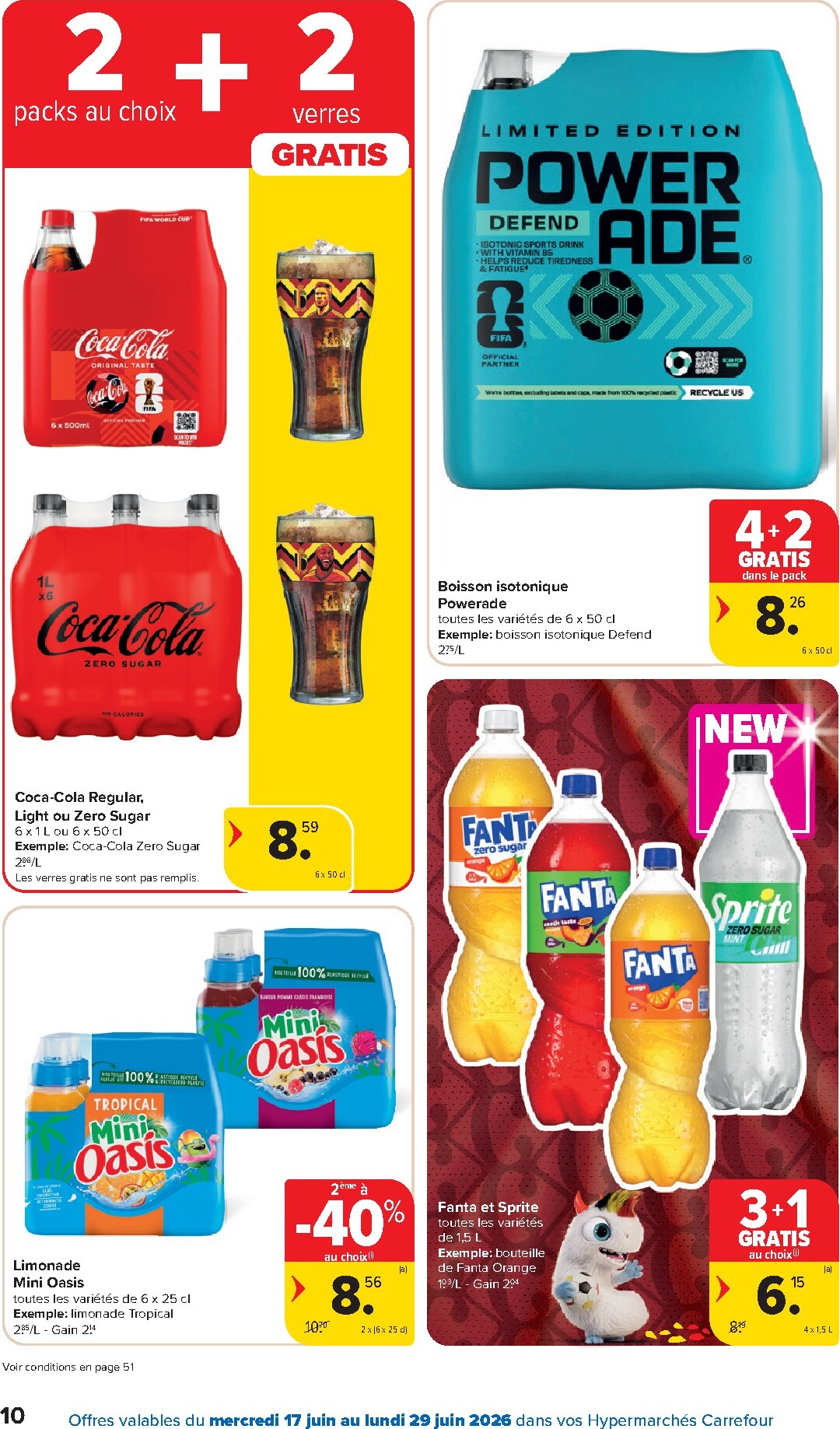 carrefour - Carrefour Hypermarchés folder voor volgende week van woensdag 17/06/2026 tot maandag 29/06/2026 - page: 10