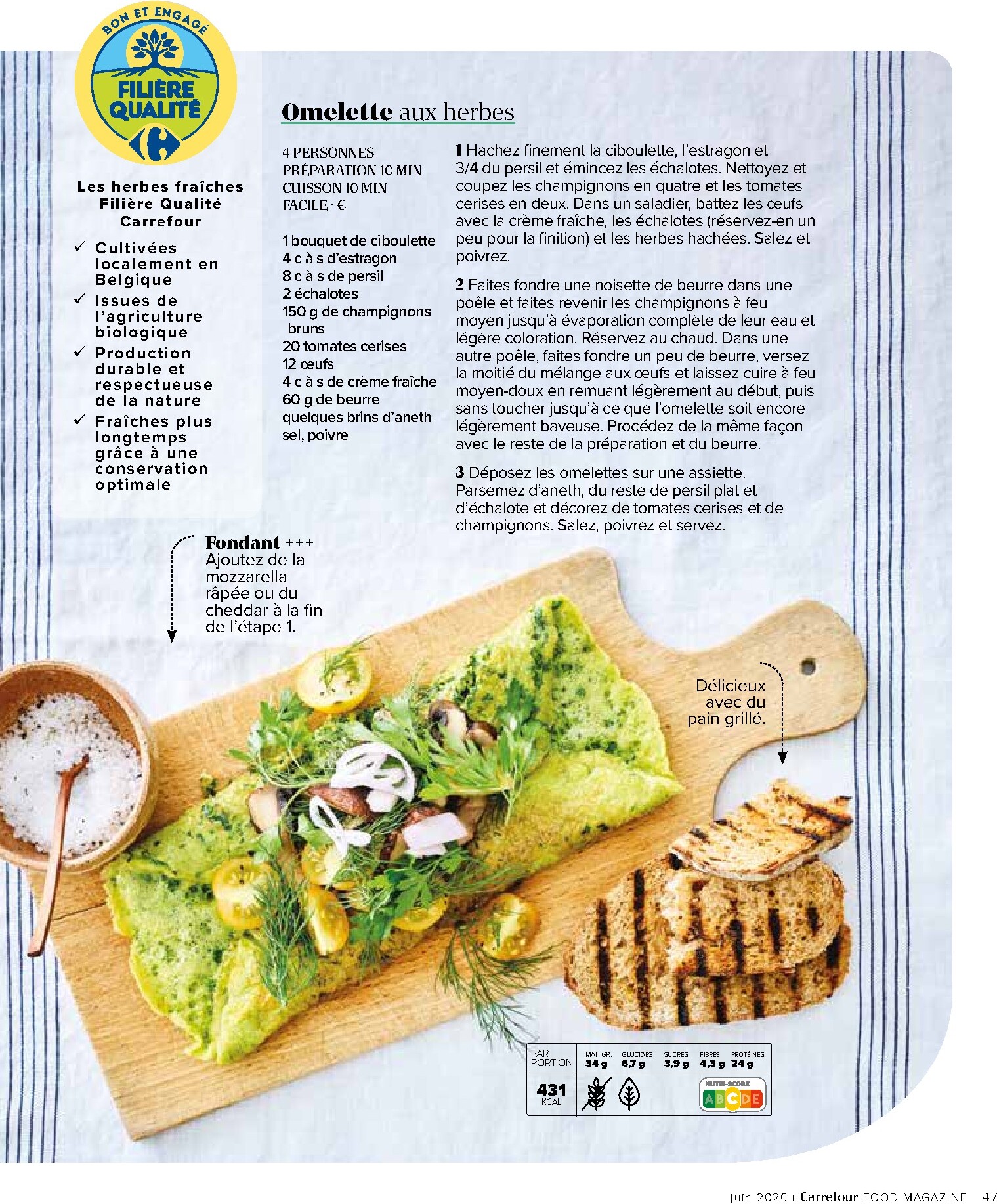carrefour - Huidige Carrefour - Food Magazine folder geldig van donderdag 11/06/2026 tot woensdag 15/07/2026 - page: 47