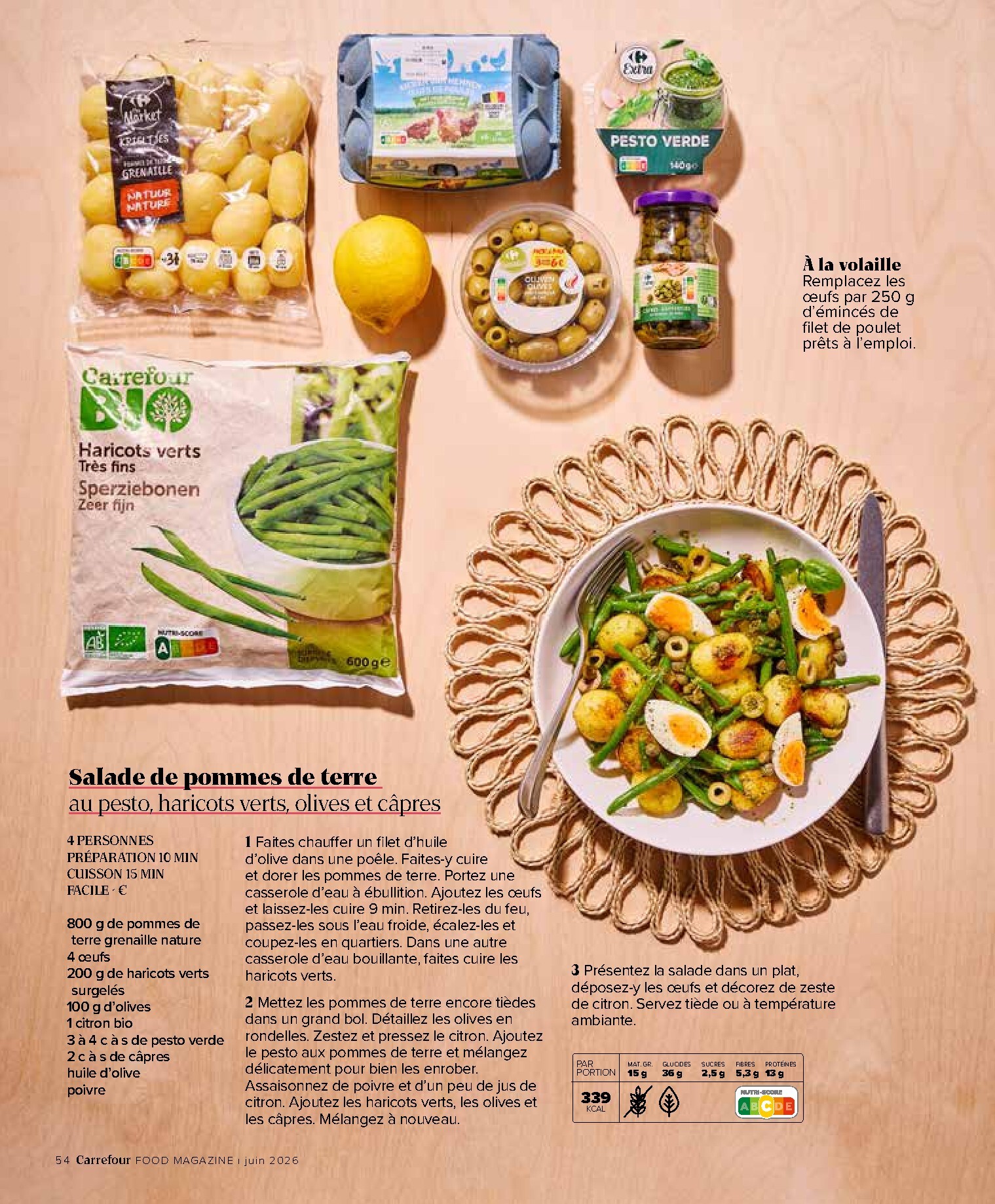 carrefour - Huidige Carrefour - Food Magazine folder geldig van donderdag 11/06/2026 tot woensdag 15/07/2026 - page: 54