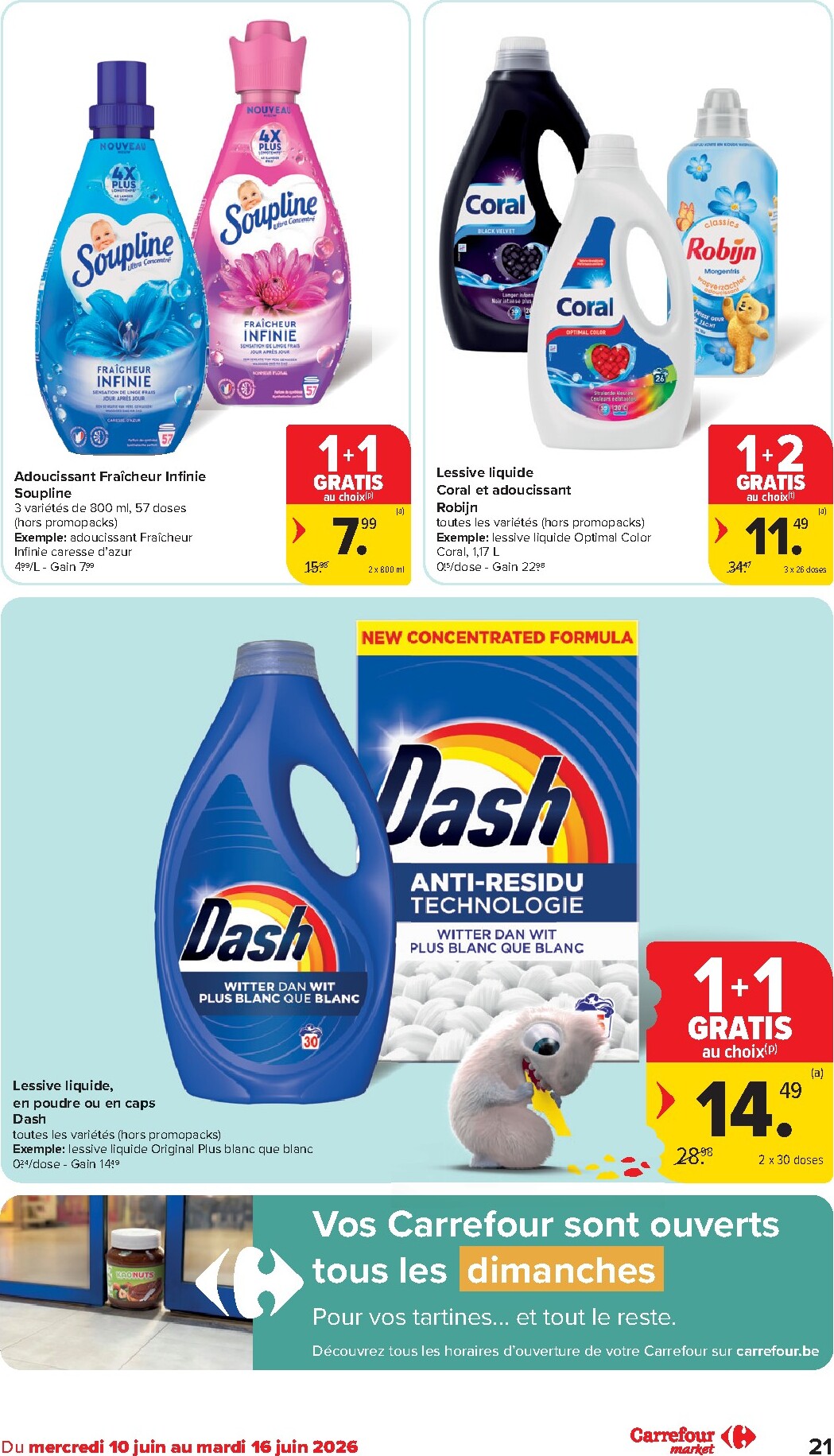 carrefour - Huidige Carrefour Market folder geldig van woensdag 10/06/2026 tot dinsdag 16/06/2026 - page: 21