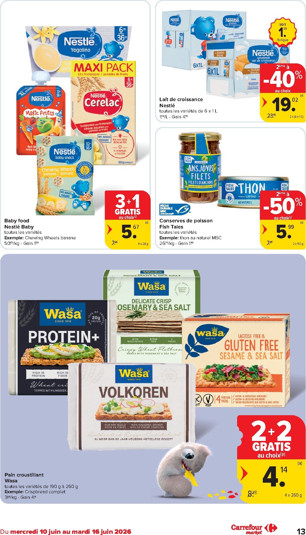 carrefour - Huidige Carrefour Market folder geldig van woensdag 10/06/2026 tot dinsdag 16/06/2026 - page: 13