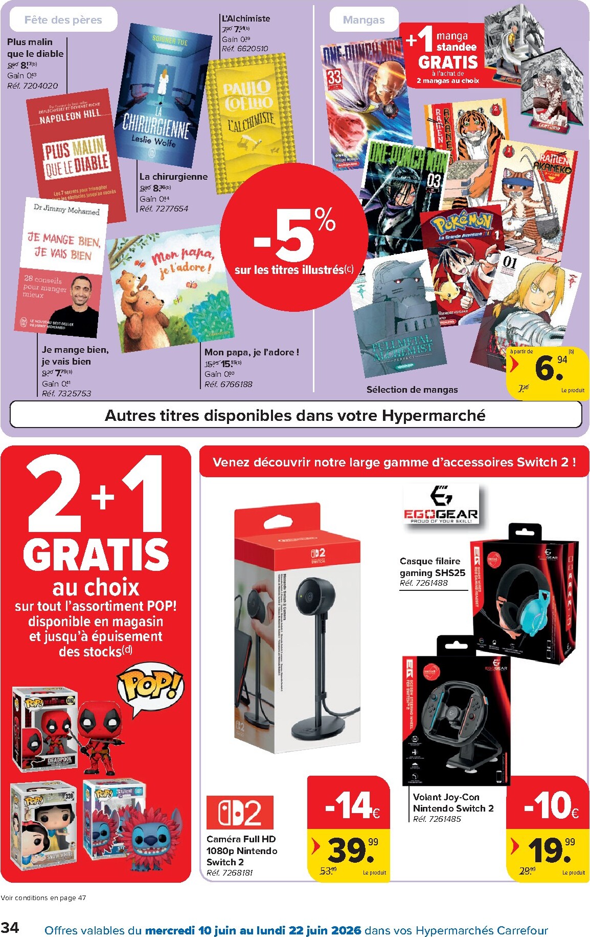 carrefour - Huidige Carrefour Hypermarchés folder geldig van woensdag 10/06/2026 tot maandag 22/06/2026 - page: 34