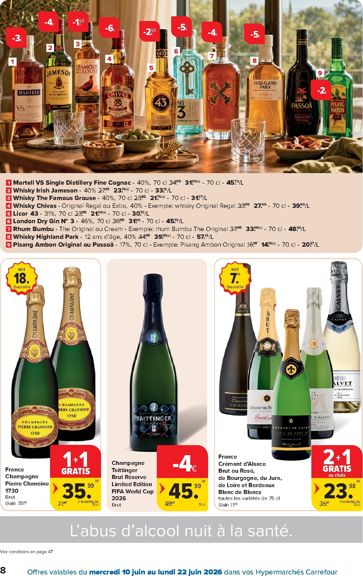 carrefour - Huidige Carrefour Hypermarchés folder geldig van woensdag 10/06/2026 tot maandag 22/06/2026 - page: 8