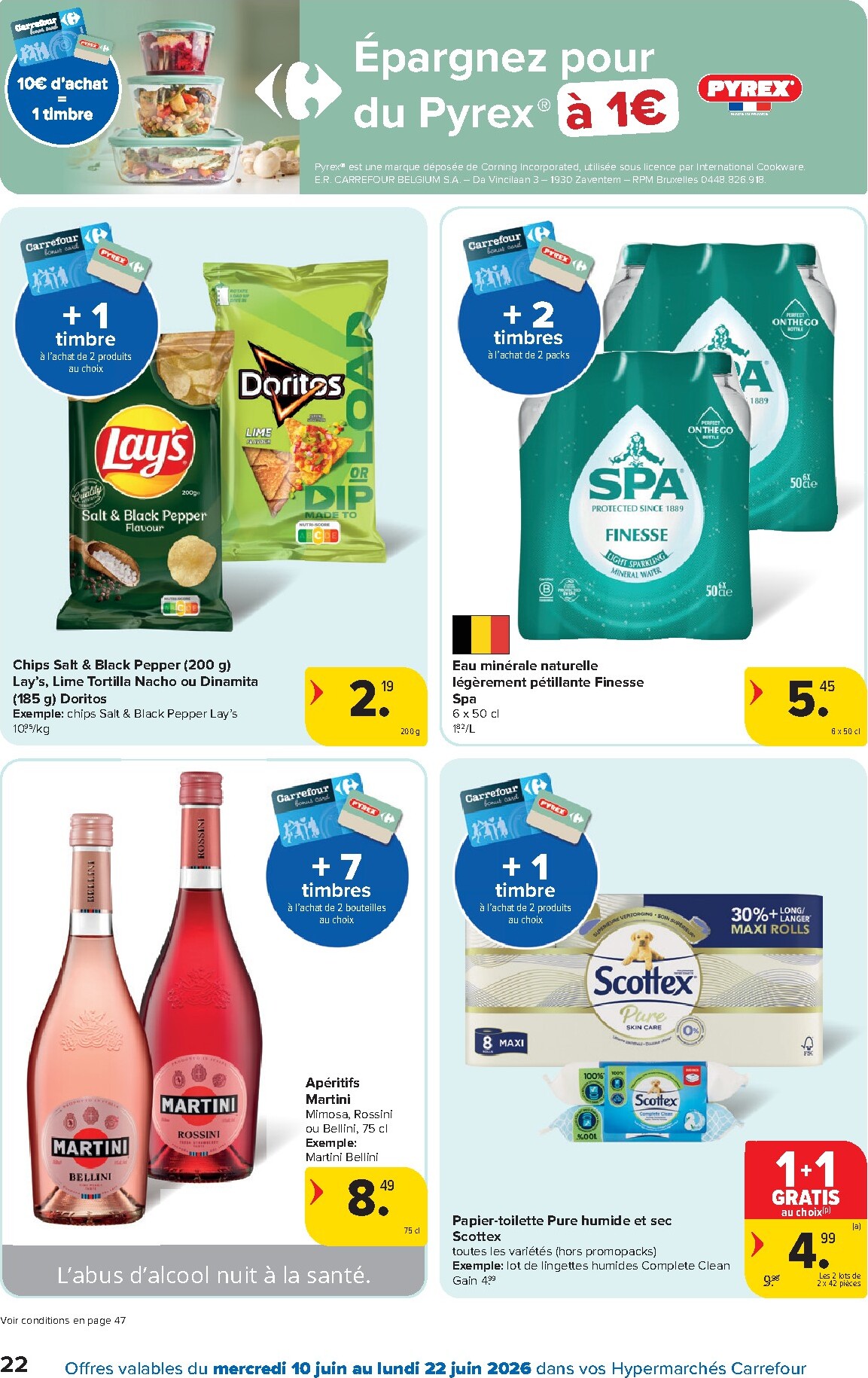 carrefour - Huidige Carrefour Hypermarchés folder geldig van woensdag 10/06/2026 tot maandag 22/06/2026 - page: 22