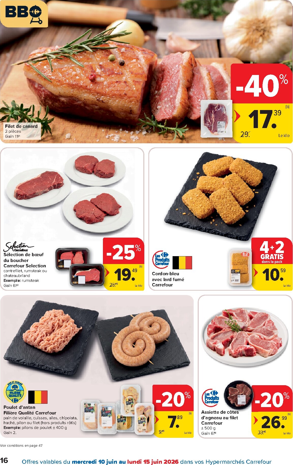 carrefour - Huidige Carrefour Hypermarchés folder geldig van woensdag 10/06/2026 tot maandag 22/06/2026 - page: 16