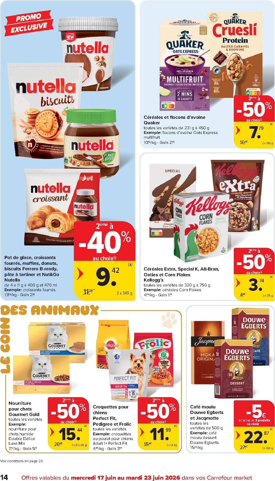 carrefour - Huidige Carrefour Market folder geldig van woensdag 17/06/2026 tot dinsdag 23/06/2026 - page: 14