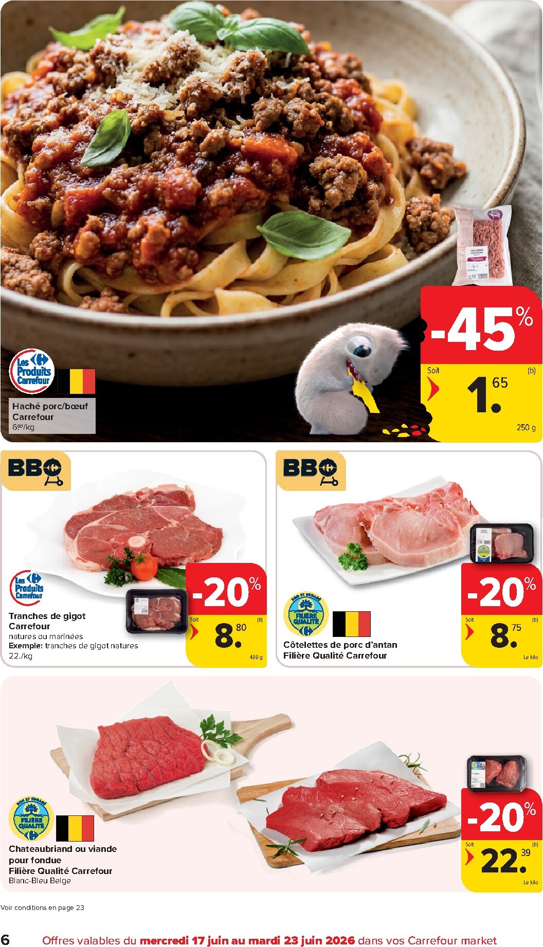 carrefour - Huidige Carrefour Market folder geldig van woensdag 17/06/2026 tot dinsdag 23/06/2026 - page: 6