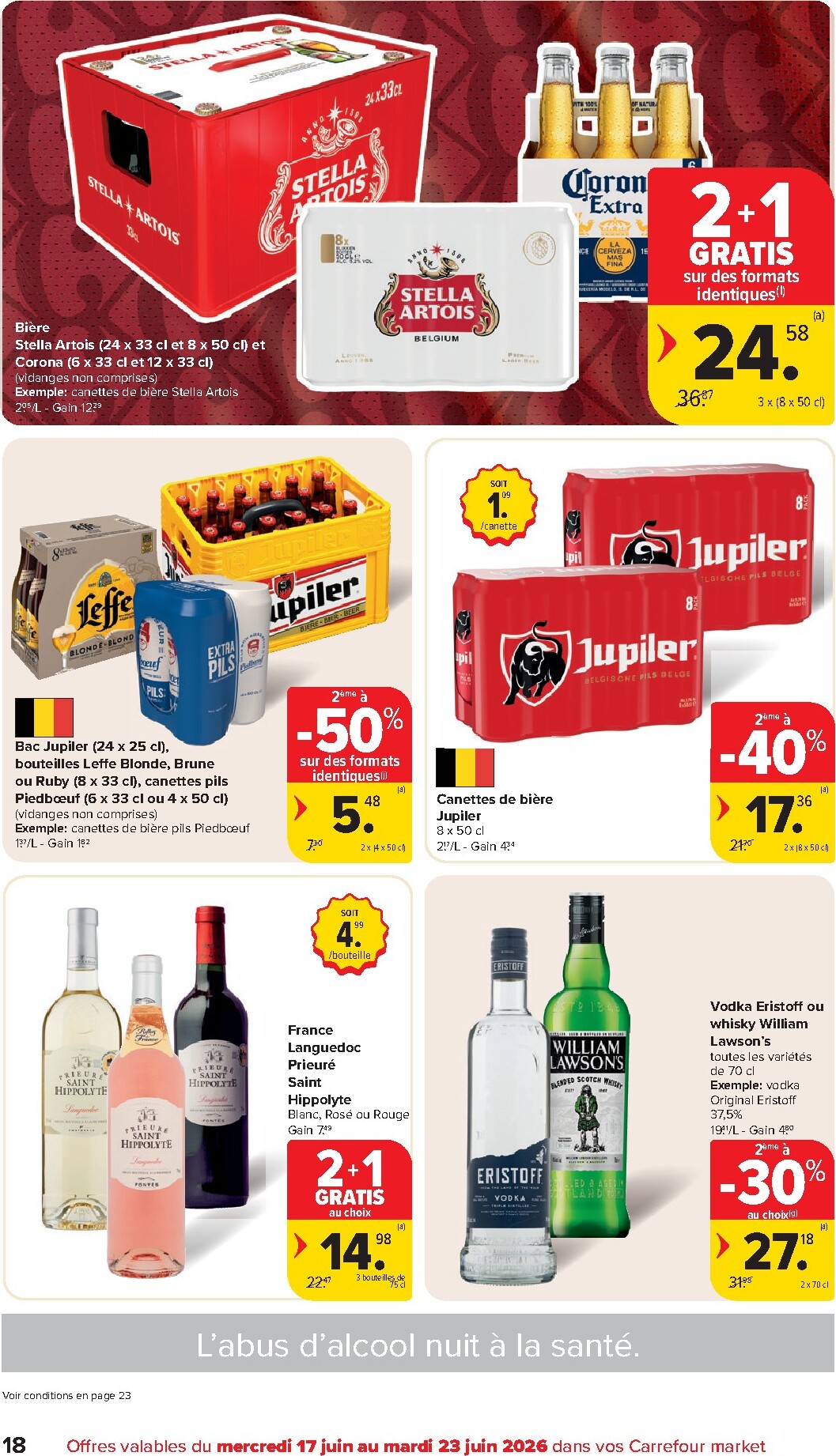 carrefour - Huidige Carrefour Market folder geldig van woensdag 17/06/2026 tot dinsdag 23/06/2026 - page: 18