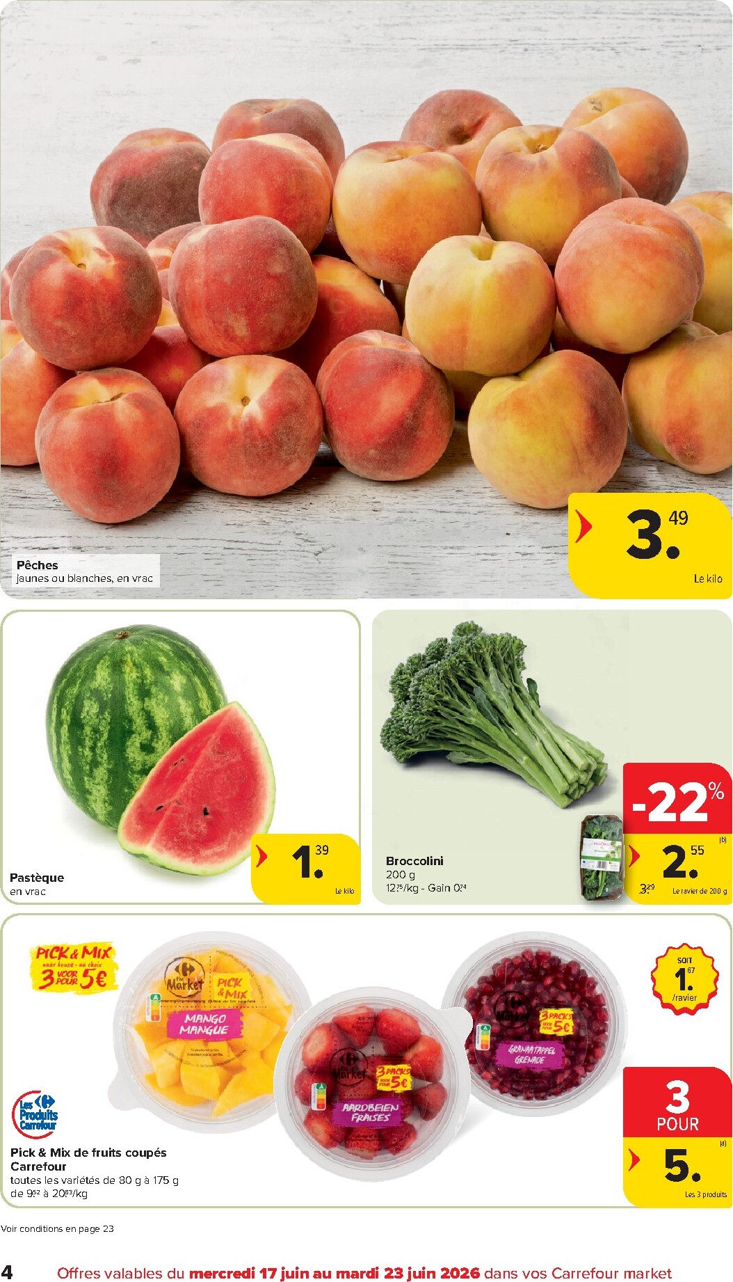carrefour - Huidige Carrefour Market folder geldig van woensdag 17/06/2026 tot dinsdag 23/06/2026 - page: 4