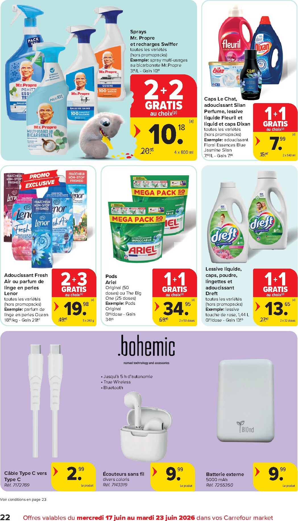 carrefour - Huidige Carrefour Market folder geldig van woensdag 17/06/2026 tot dinsdag 23/06/2026 - page: 22