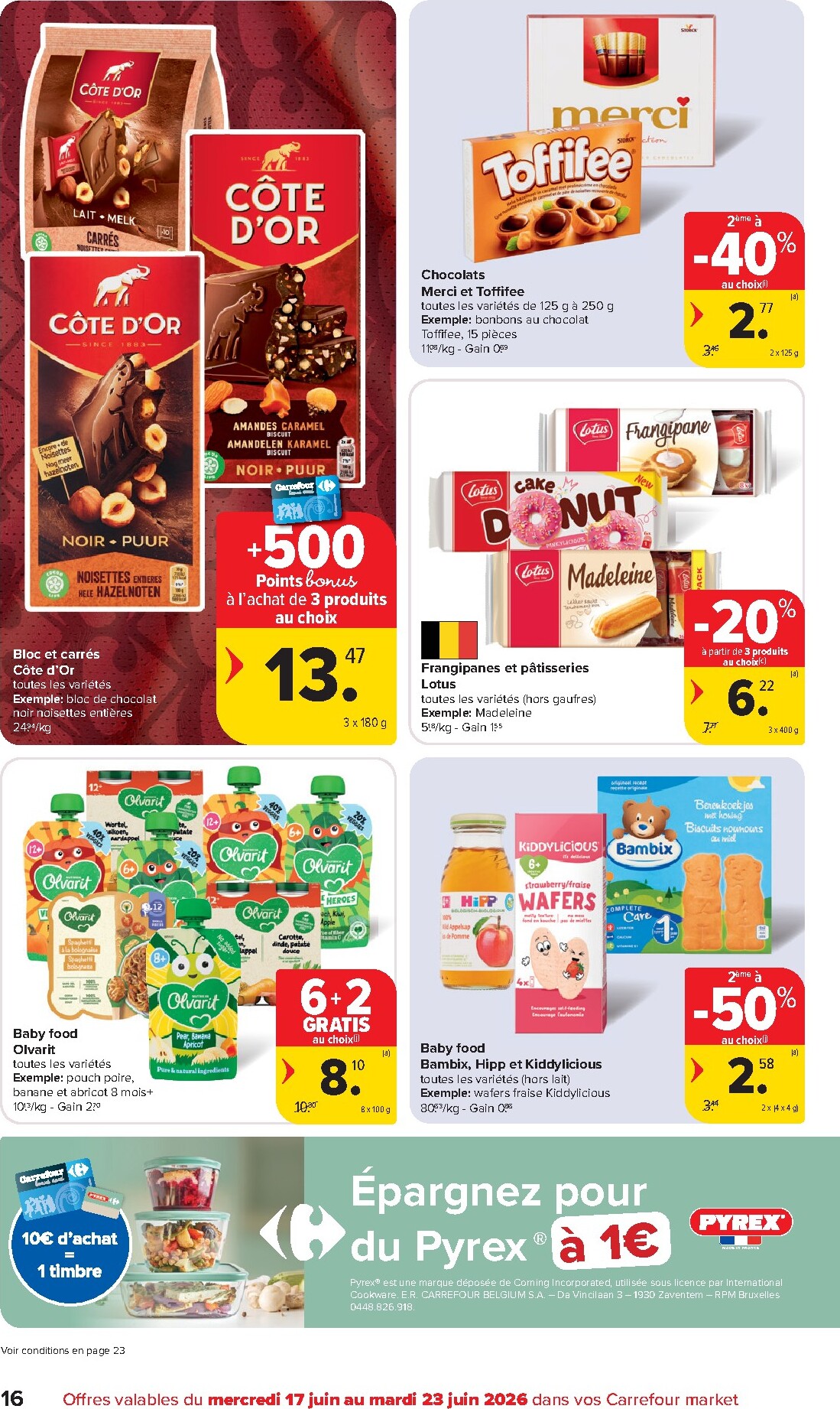 carrefour - Huidige Carrefour Market folder geldig van woensdag 17/06/2026 tot dinsdag 23/06/2026 - page: 16