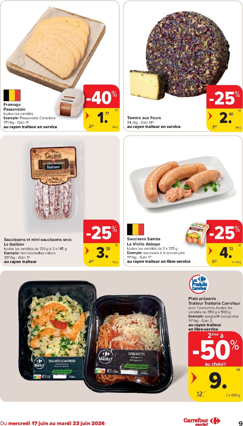 carrefour - Huidige Carrefour Market folder geldig van woensdag 17/06/2026 tot dinsdag 23/06/2026 - page: 9