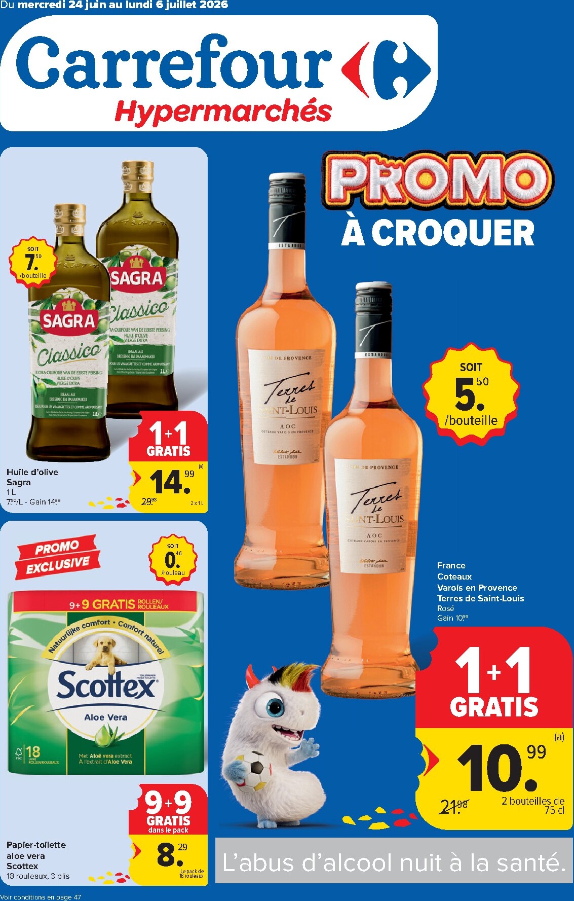 carrefour - Carrefour Hypermarchés folder voor volgende week van woensdag 24/06/2026 tot maandag 06/07/2026