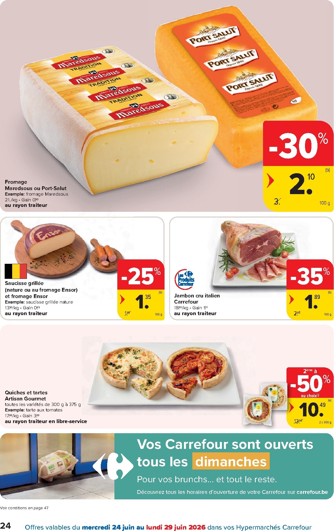 carrefour - Carrefour Hypermarchés folder voor volgende week van woensdag 24/06/2026 tot maandag 06/07/2026 - page: 24