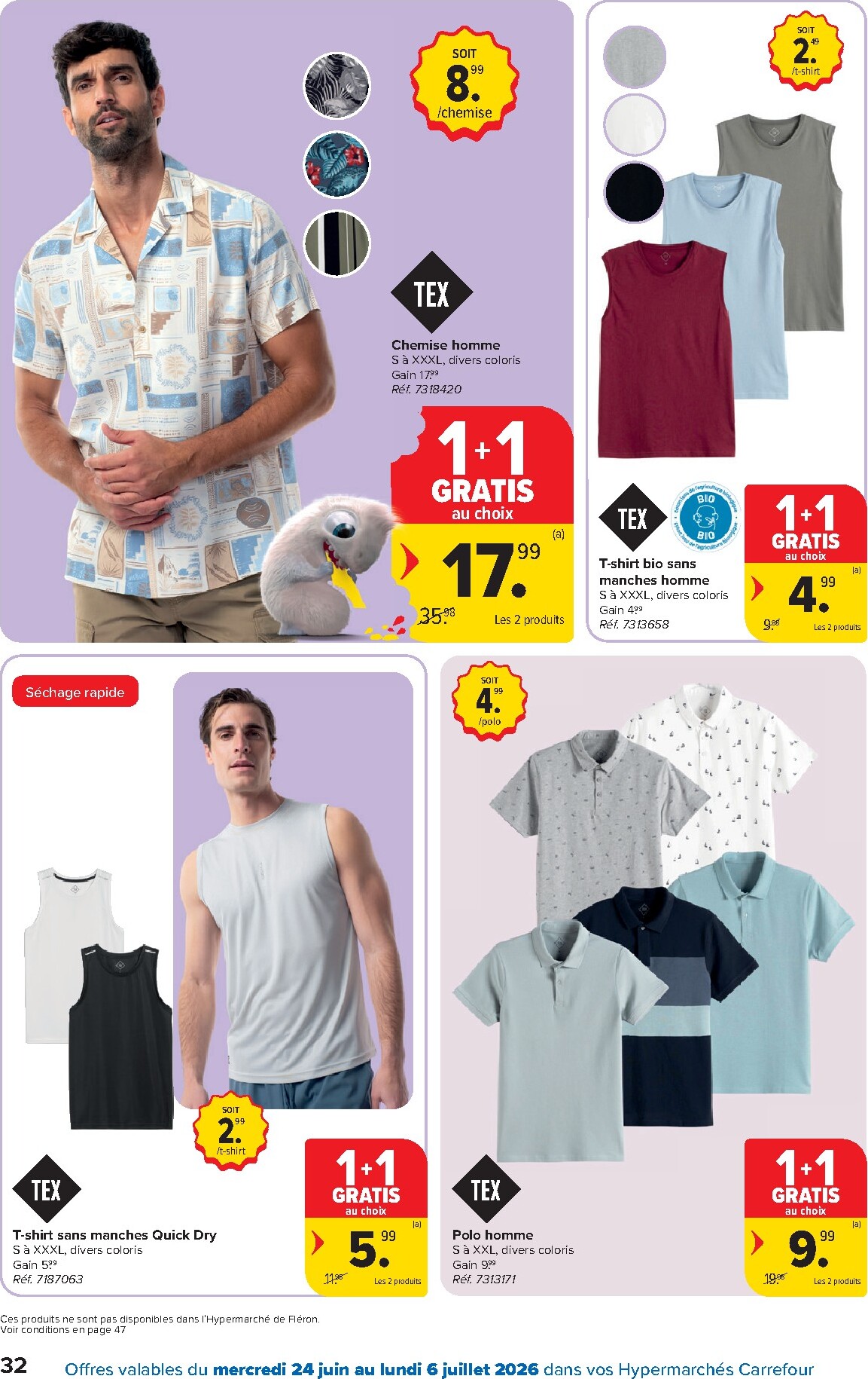 carrefour - Carrefour Hypermarchés folder voor volgende week van woensdag 24/06/2026 tot maandag 06/07/2026 - page: 32