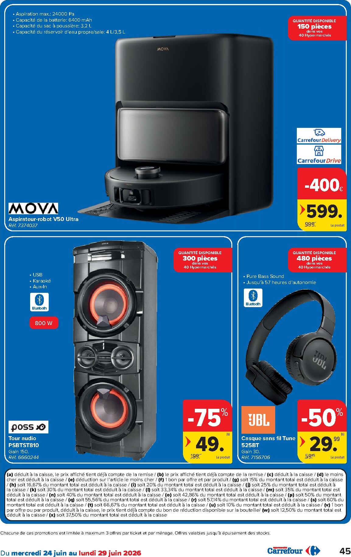 carrefour - Carrefour Hypermarchés folder voor volgende week van woensdag 24/06/2026 tot maandag 06/07/2026 - page: 45