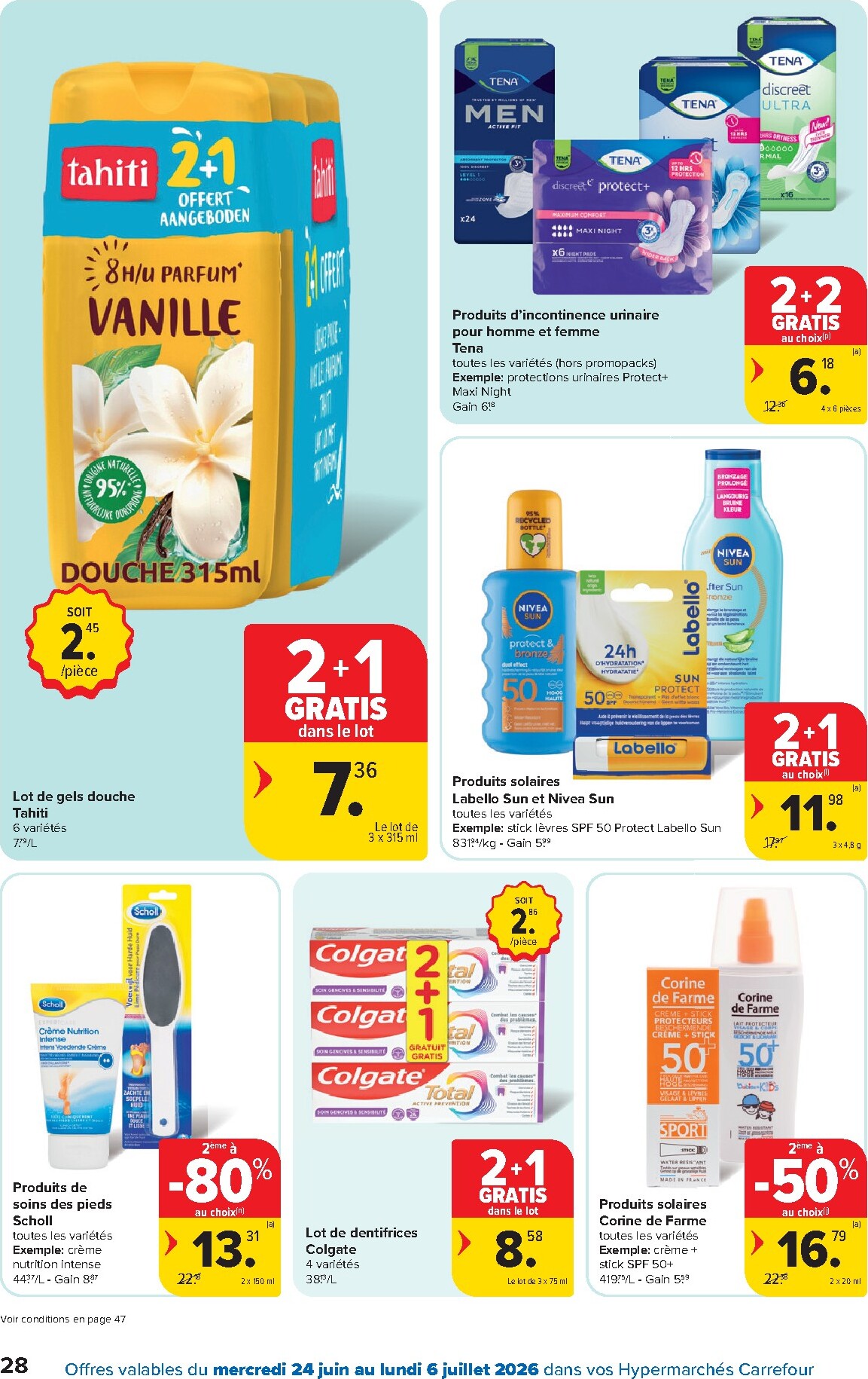 carrefour - Carrefour Hypermarchés folder voor volgende week van woensdag 24/06/2026 tot maandag 06/07/2026 - page: 28