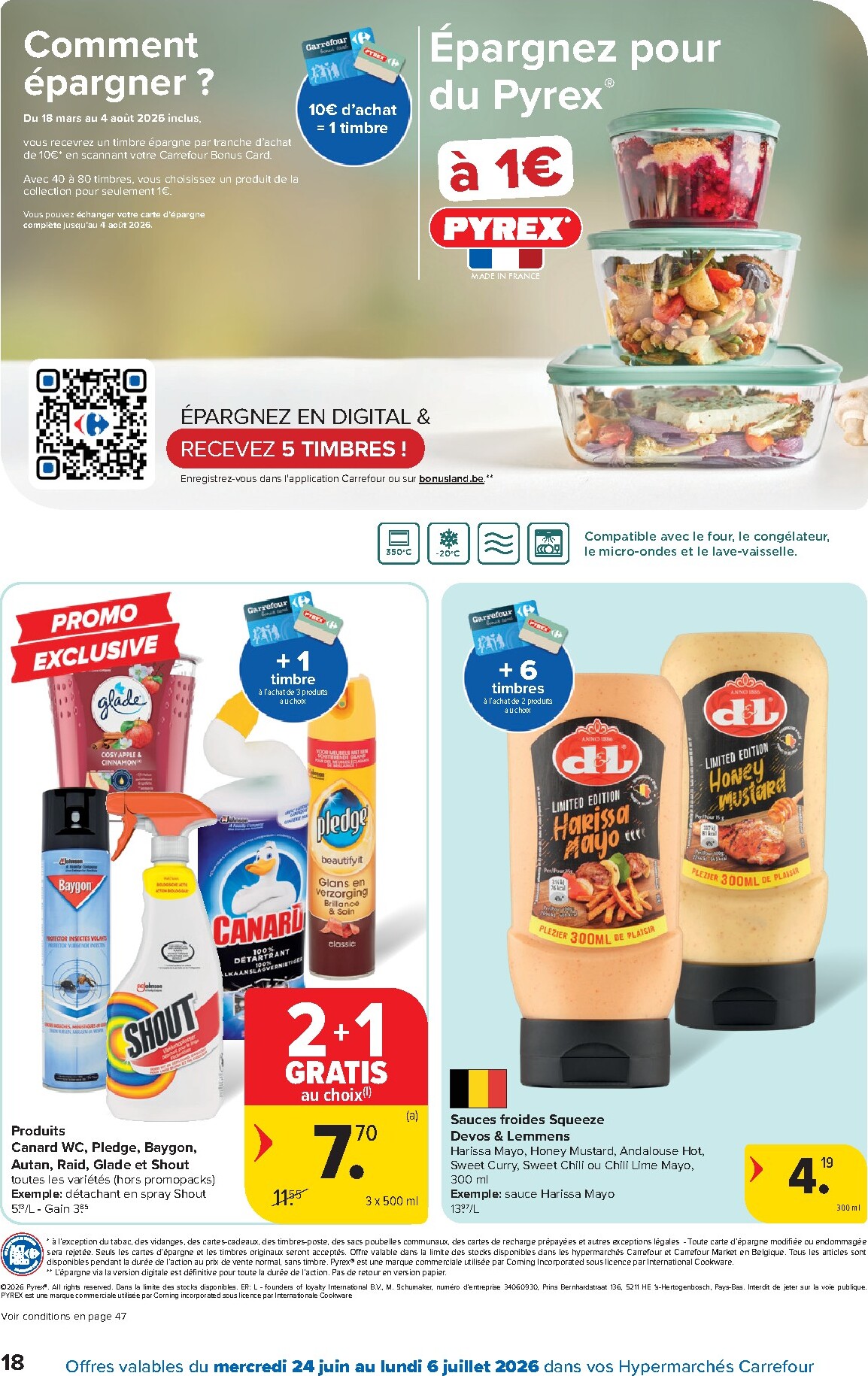 carrefour - Carrefour Hypermarchés folder voor volgende week van woensdag 24/06/2026 tot maandag 06/07/2026 - page: 18