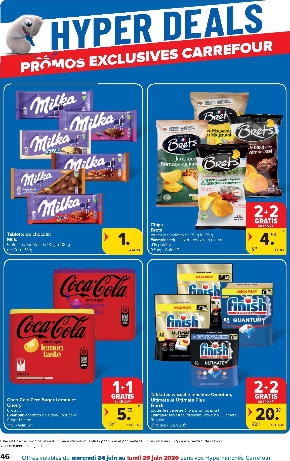 carrefour - Carrefour Hypermarchés folder voor volgende week van woensdag 24/06/2026 tot maandag 06/07/2026 - page: 46